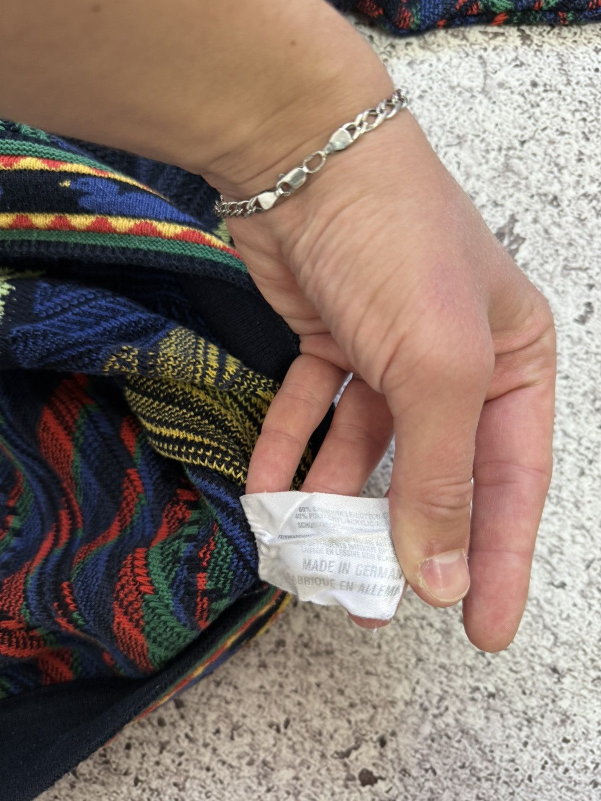 Carlo Colucci × Designer × Japanese Brand Vintage 1990’s Carlo Colucci Japanese Sweater Coogi Style Size US XL / EU 56 / 4 - 12 Thumbnail