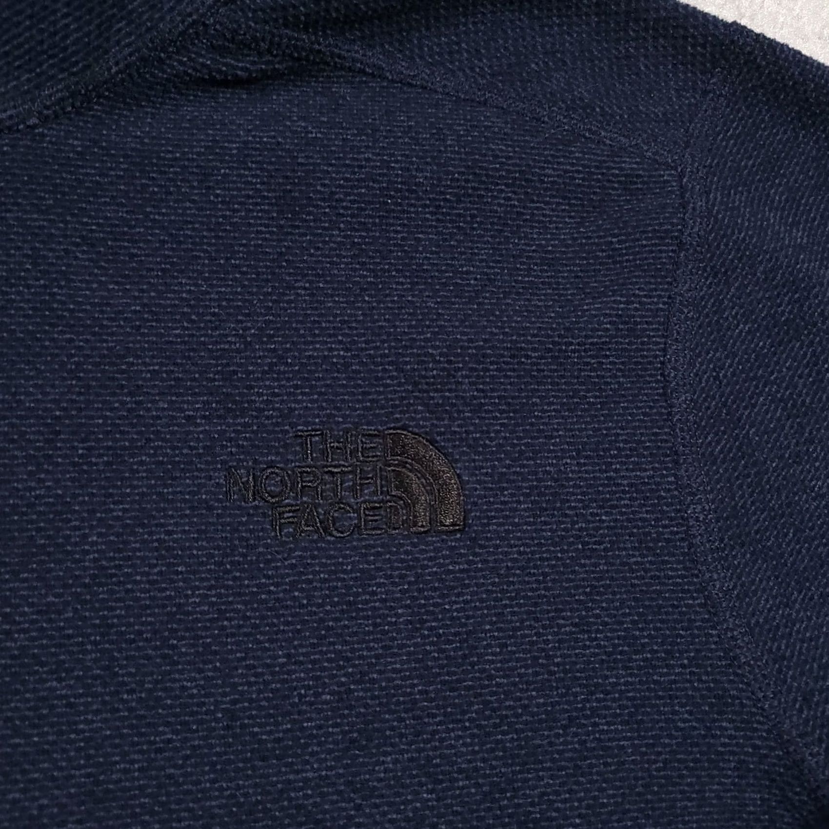 The North Face The North Face 1/2 Zip Shirt Mens Small Blue Textured Knit Fleece Lined Heavy Size US S / EU 44-46 / 1 - 4 Thumbnail