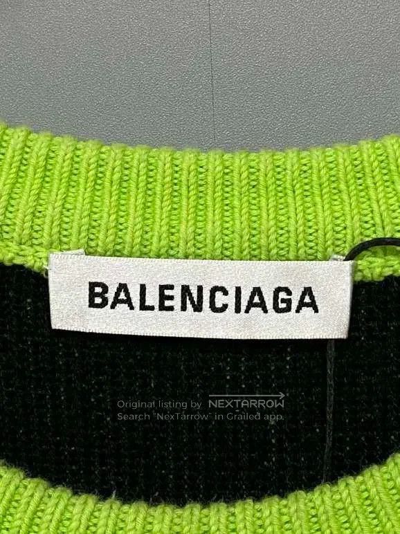 Balenciaga Balenciaga Green Camo Print Intarsia Sweater Size US M / EU 48-50 / 2 - 4 Thumbnail