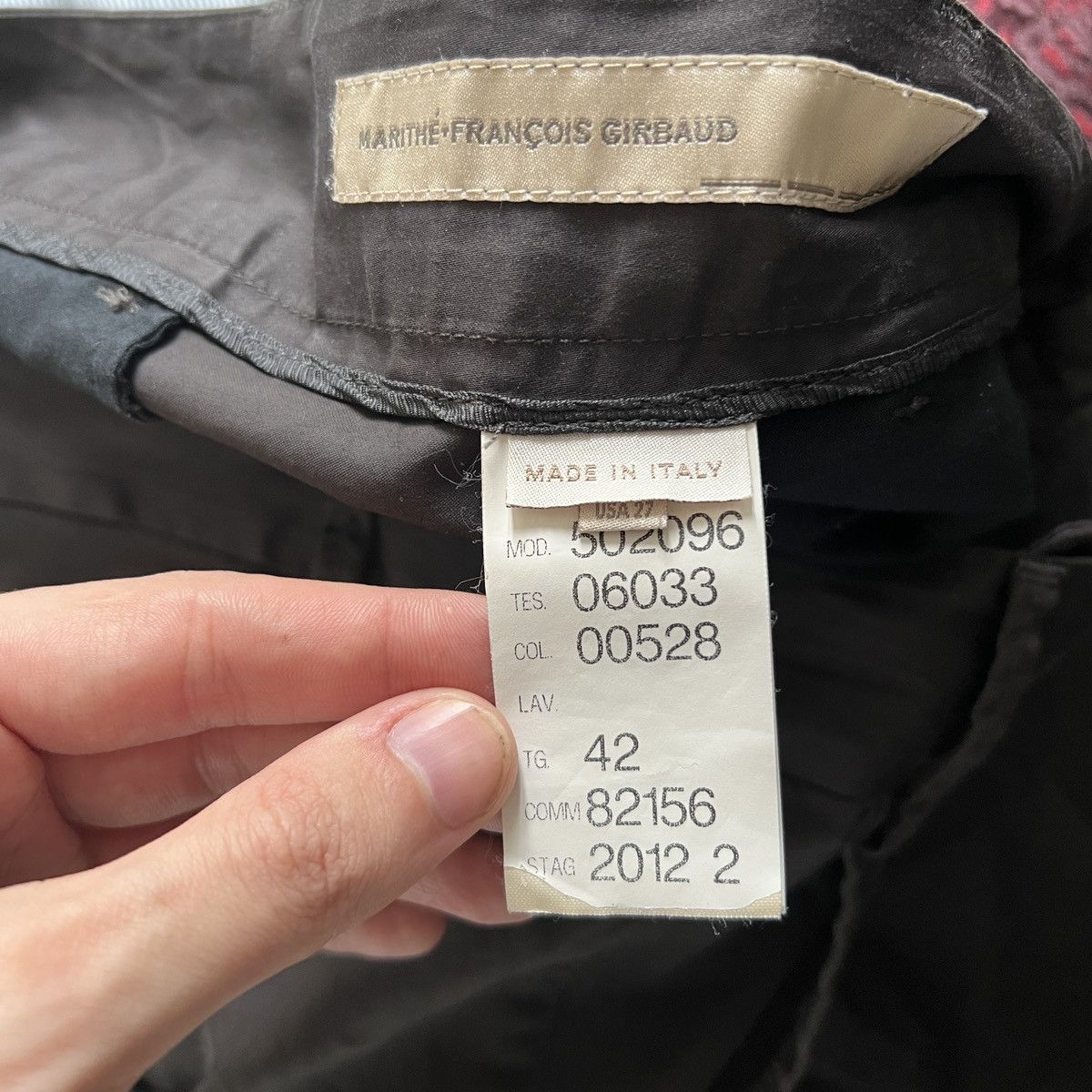 Marithe + Francois Girbaud USA 27 size MARITHÉ + FRANÇOIS GIRBAUD Black Pants 2000s Size 30" / US 8 / IT 44 - 8 Thumbnail