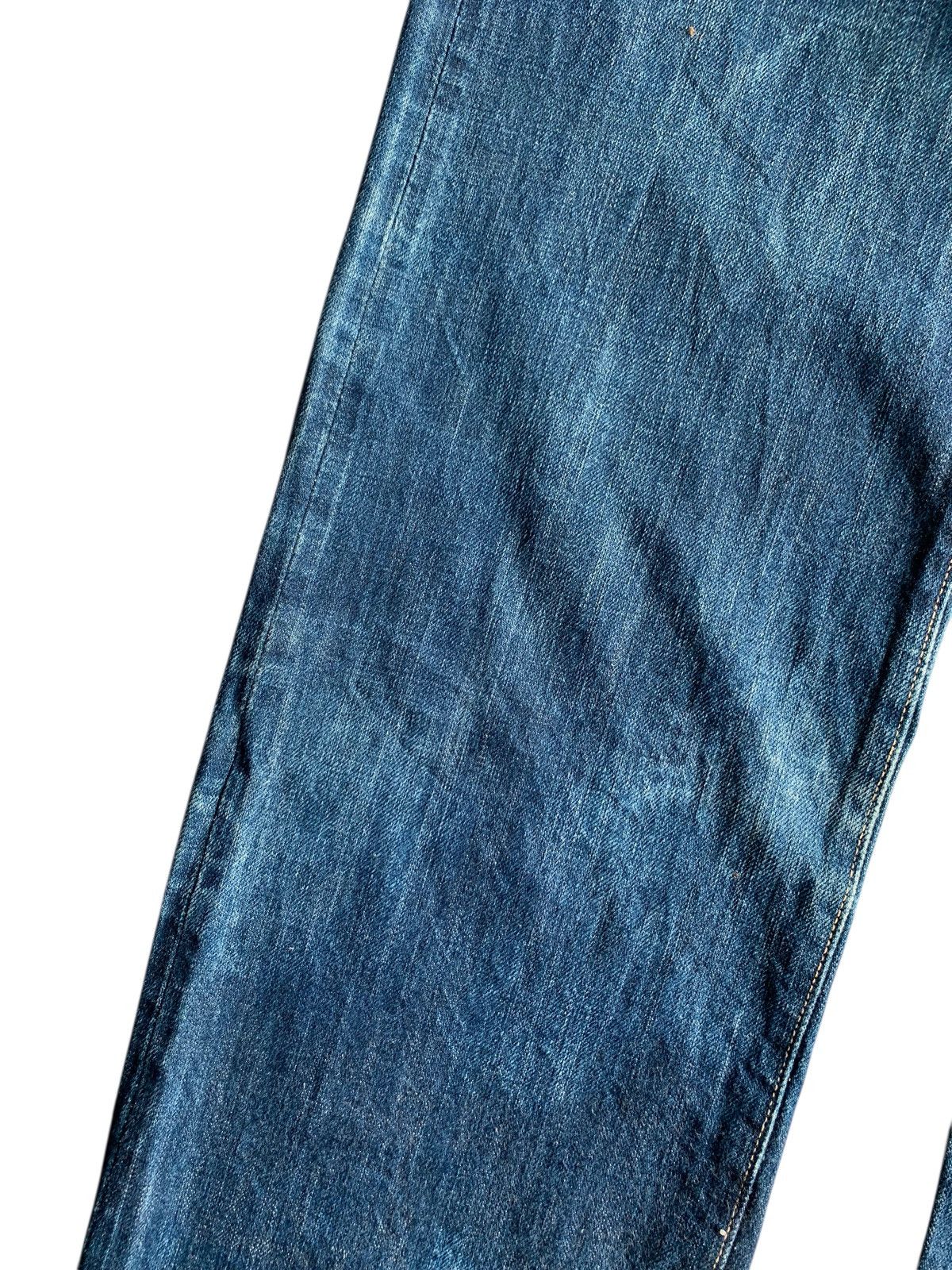 Kapital VINTAGE OMNIGOD JAPANESE BUTTON FLY SELVEDGE DISTRESSEDDENIM Size US 30 / EU 46 - 19 Thumbnail