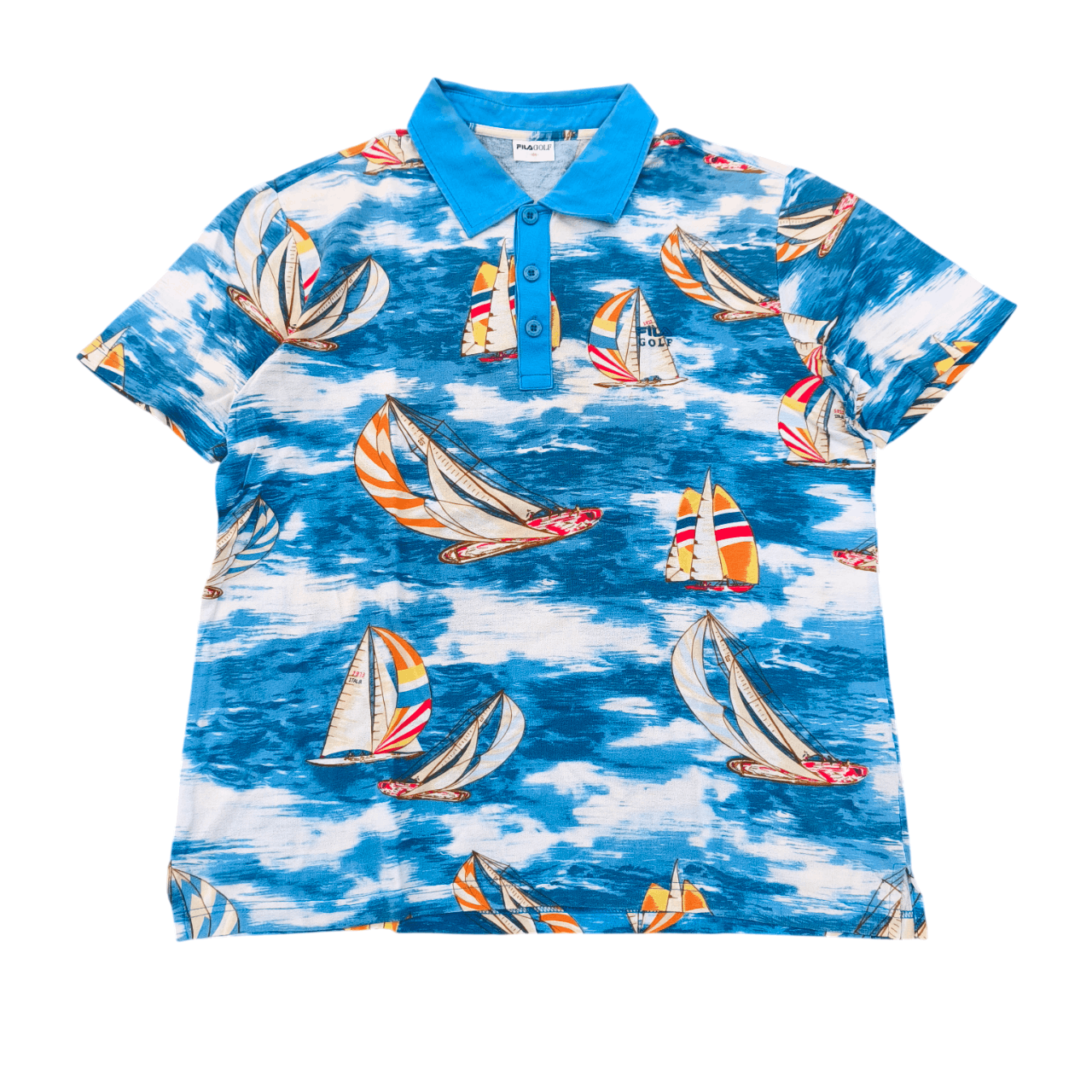 Fila Vintage Fila Hawaii Polo Shirt Size US L / EU 52-54 / 3 - 1 Thumbnail