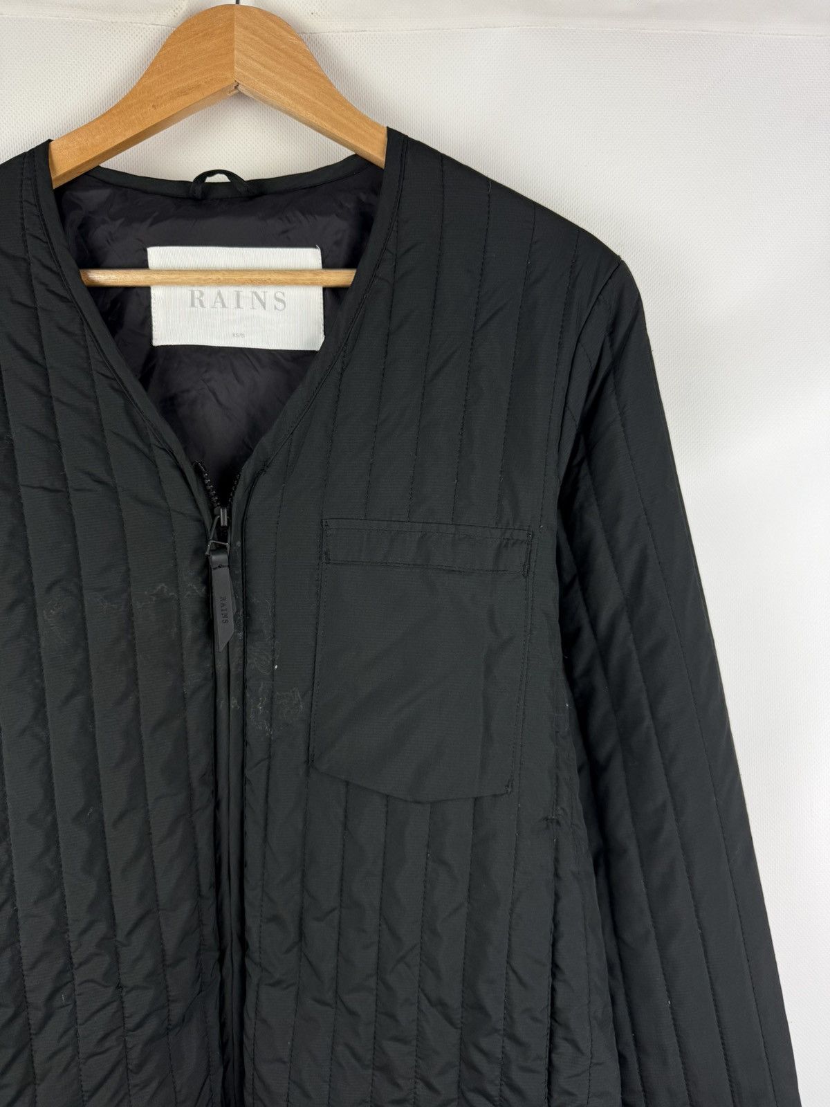 Rains Rains Unisex Nylon Quilted Full Zip Layer Jacket Size Xs / S Size US XS / EU 42 / 0 - 6 Thumbnail