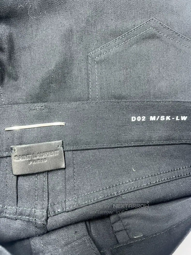 Saint Laurent Paris Saint Laurent Paris Original Black Basic Denim Pants Size US 32 / EU 48 - 3 Thumbnail