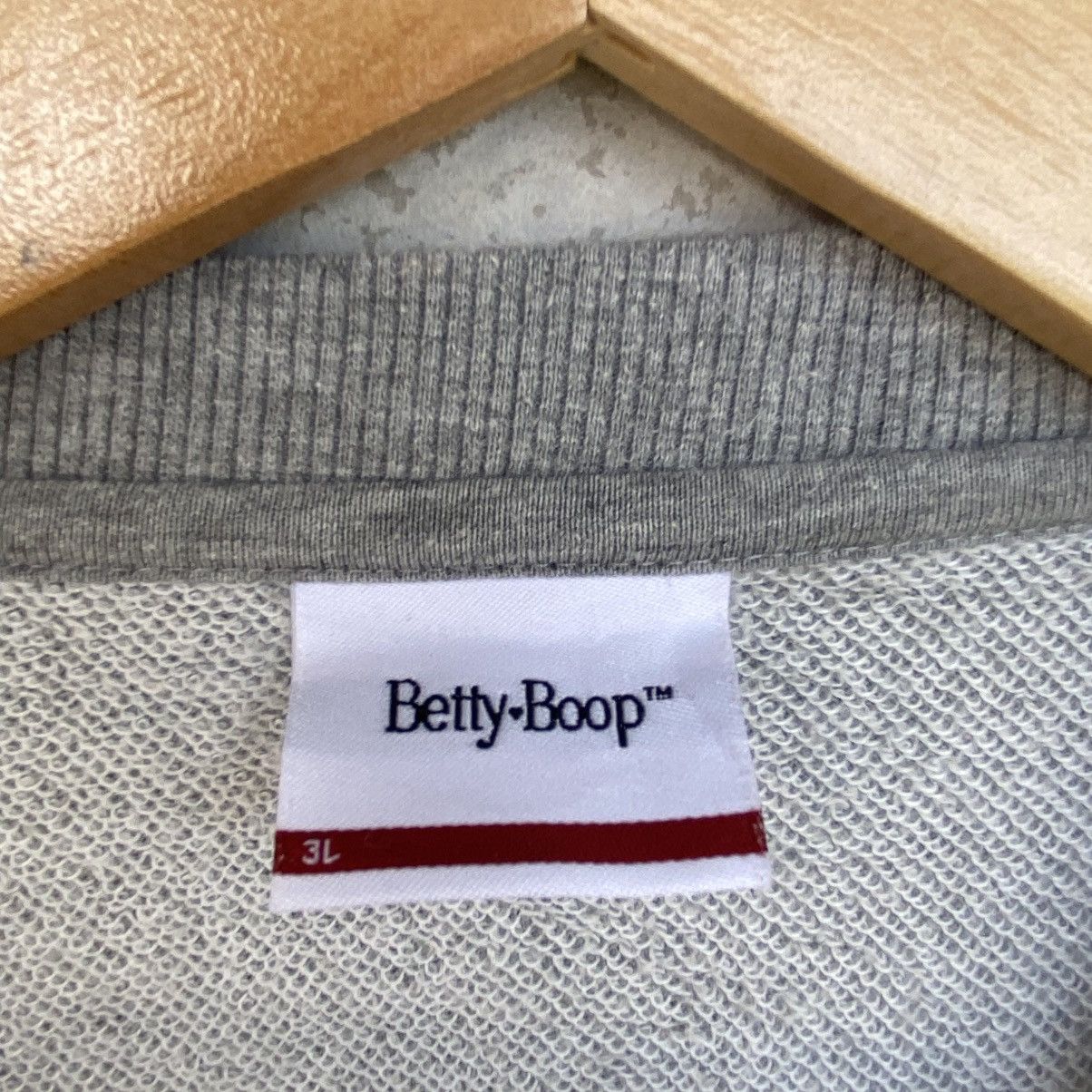 Other Vintage Betty Boop Big Printed Crewneck Sweatshirt Gray Size XL / US 12-14 / IT 48-50 - 5 Thumbnail