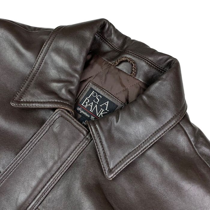 Jos a bank leather jacket sale