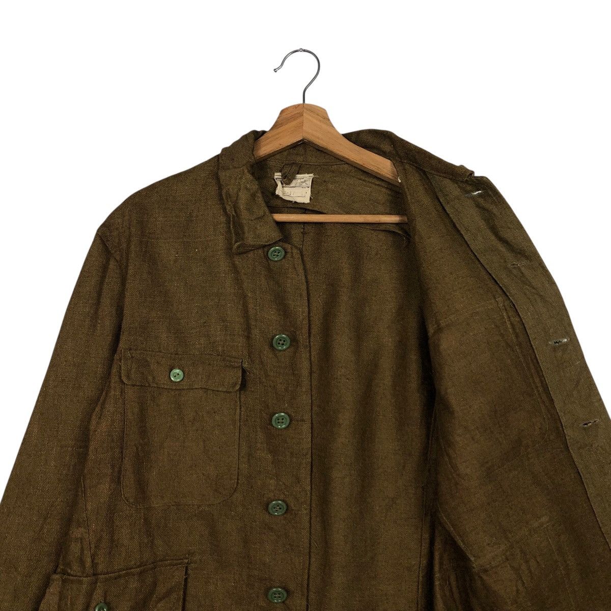 Vintage 📌Vintage Chore Military Worker Jacket Cargo Multi Pockets Size US M / EU 48-50 / 2 - 13 Thumbnail