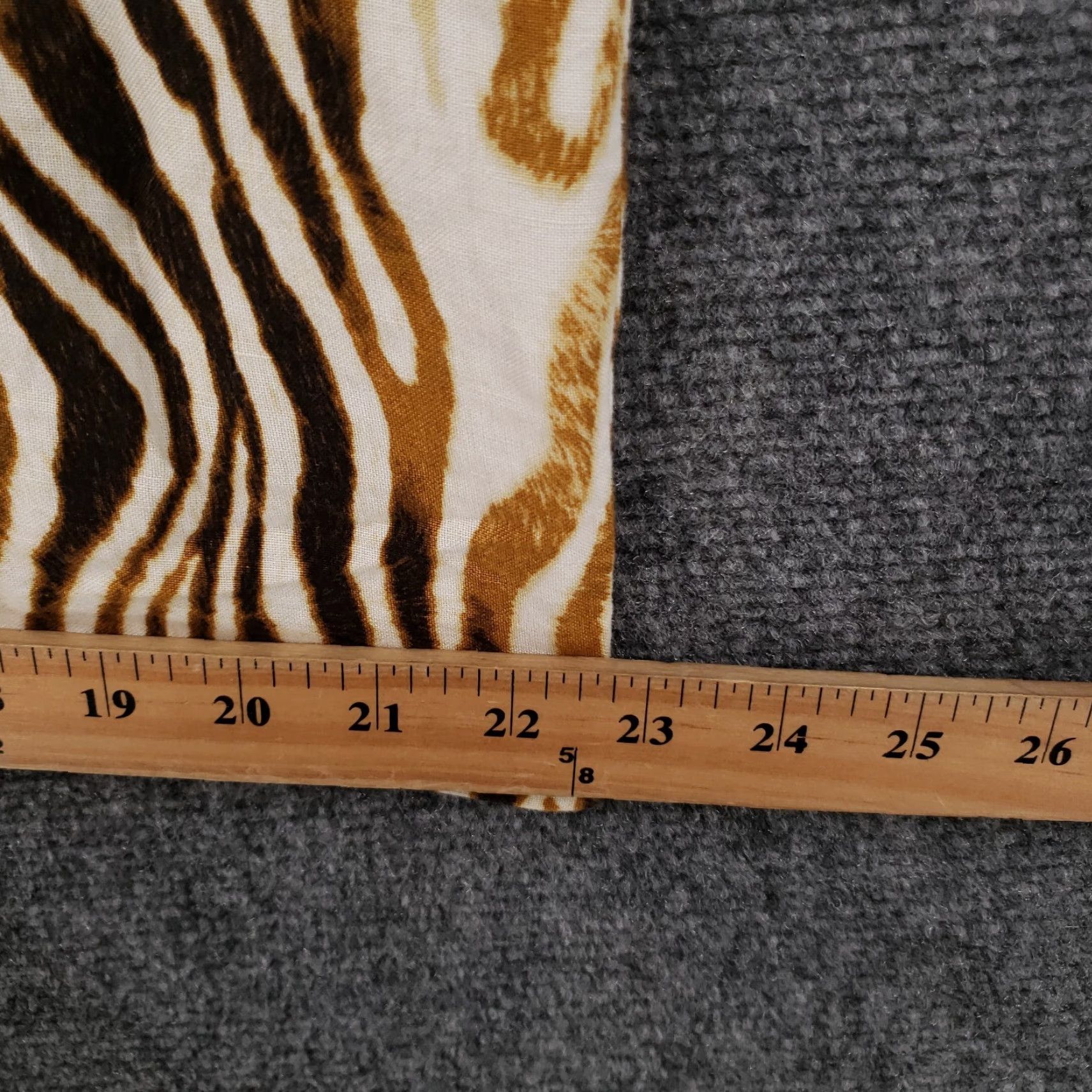 Evan Picone Evan Picone Skirt Womens 14 Brown Linen Blend Knee Length Zebra Wrap Zip Button Accents Zipper Lightweight Bohemian Preppy Spring Fall Casual Dressy Size 36" / US 14 / IT 50 - 7 Thumbnail