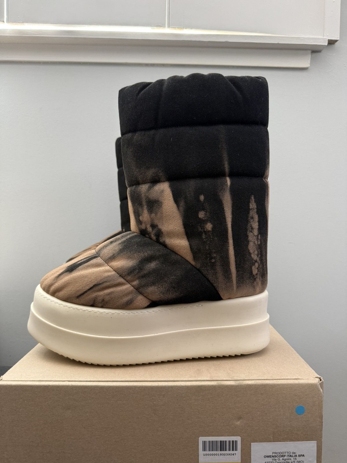 Rick Owens [NEW] FW24 DRKSHDW Mega Bumper Lunar Boot Terra Size US 11 / EU 44 - 8 Thumbnail