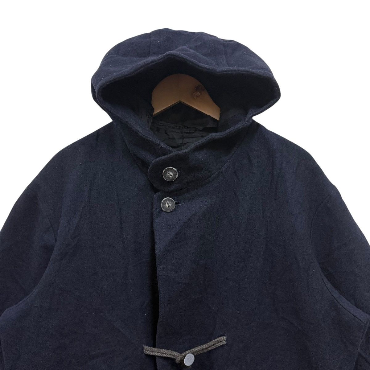 Tete Homme Tete Homme Katoh Kazutaka Hooded Wool Jacket Size US XL / EU 56 / 4 - 2 Thumbnail