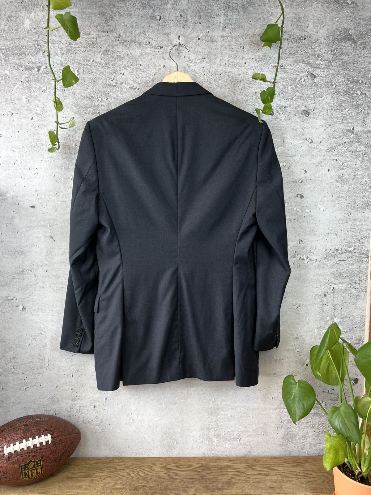 Givenchy Givenchy - dark navy suit blazer jacket France luxury 52 Size 52S - 7 Thumbnail