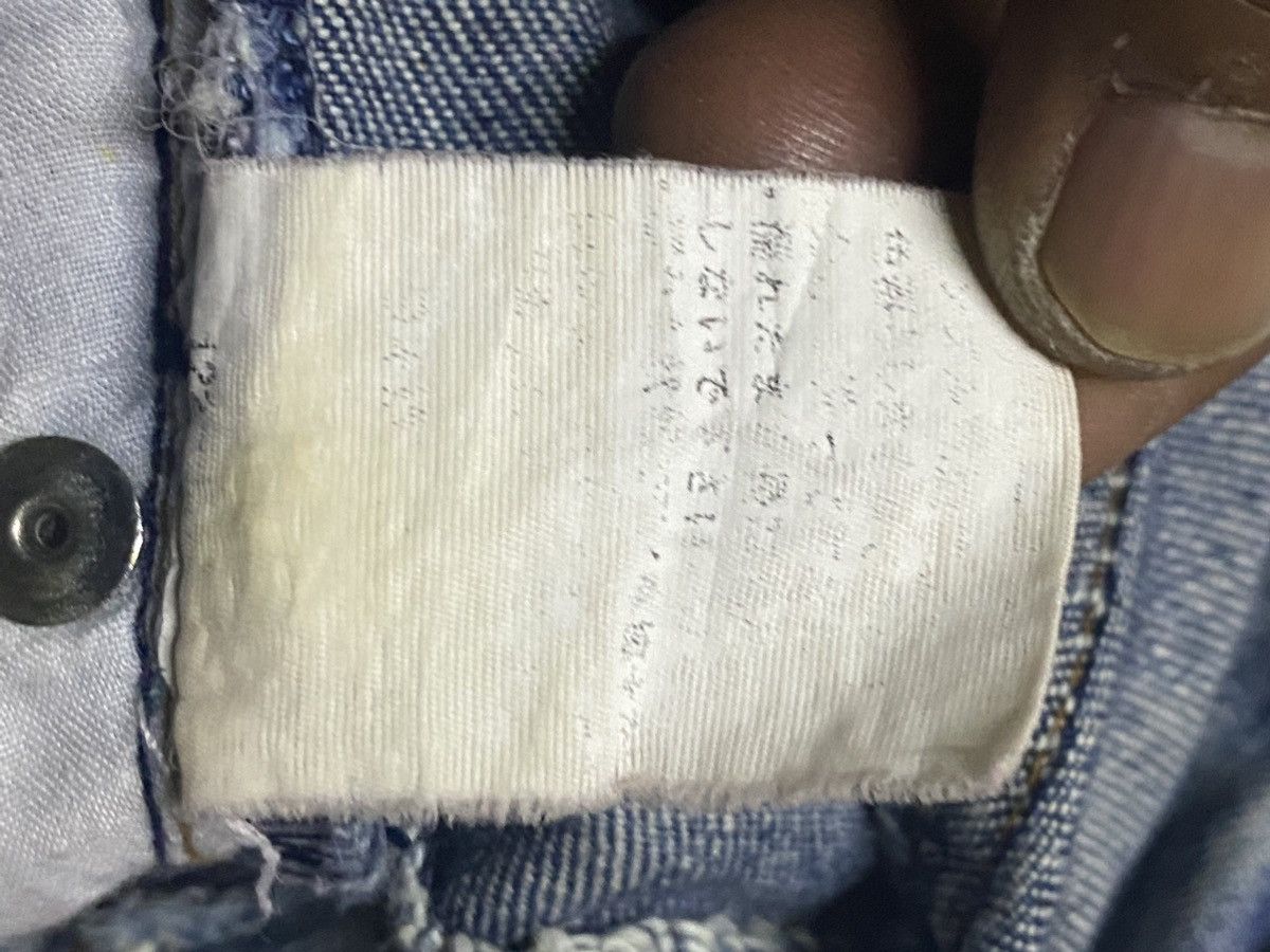 Japanese Brand Vintage Back & Forth Faded Wash Grunge Loose Jeans Size US 28 / EU 44 - 16 Thumbnail