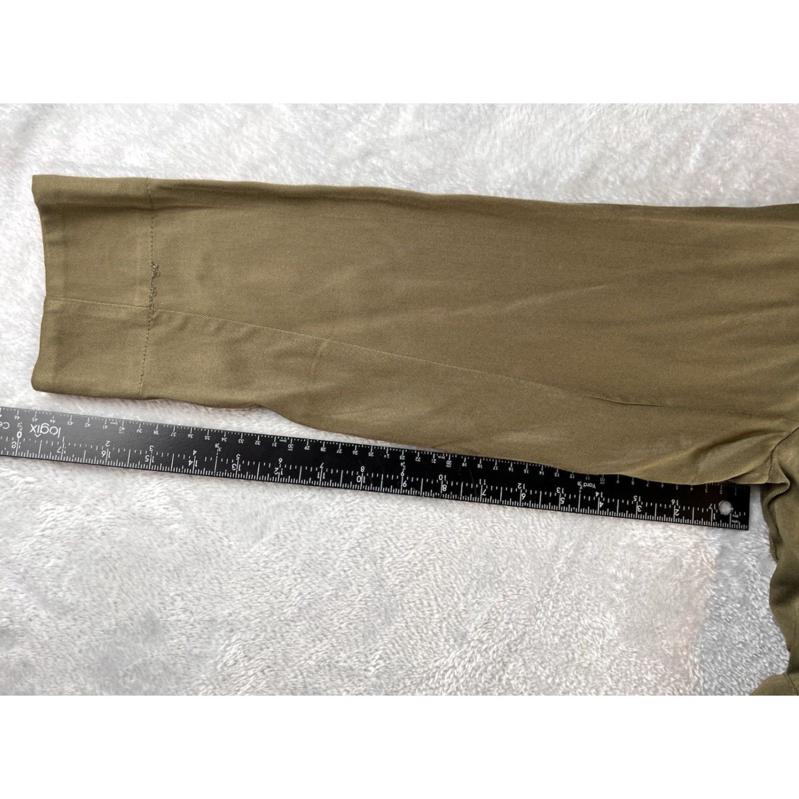 Olive Hayden Shirt Womens S Olive Embroidered Boho Cargo Jacket Size S / US 4 / IT 40 - 5 Thumbnail