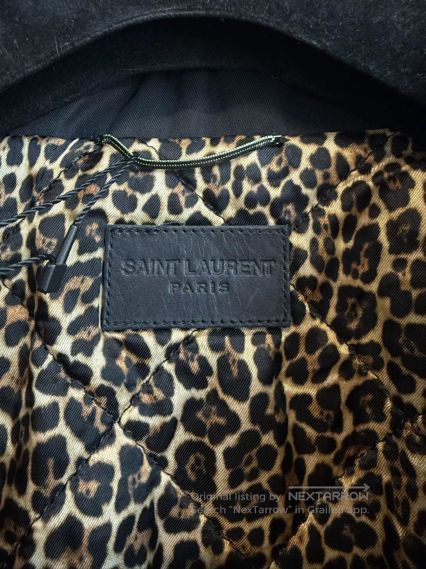 Saint Laurent Paris Saint Laurent SLP Black Leopard Lining Jacket. Size US M / EU 48-50 / 2 - 4 Thumbnail