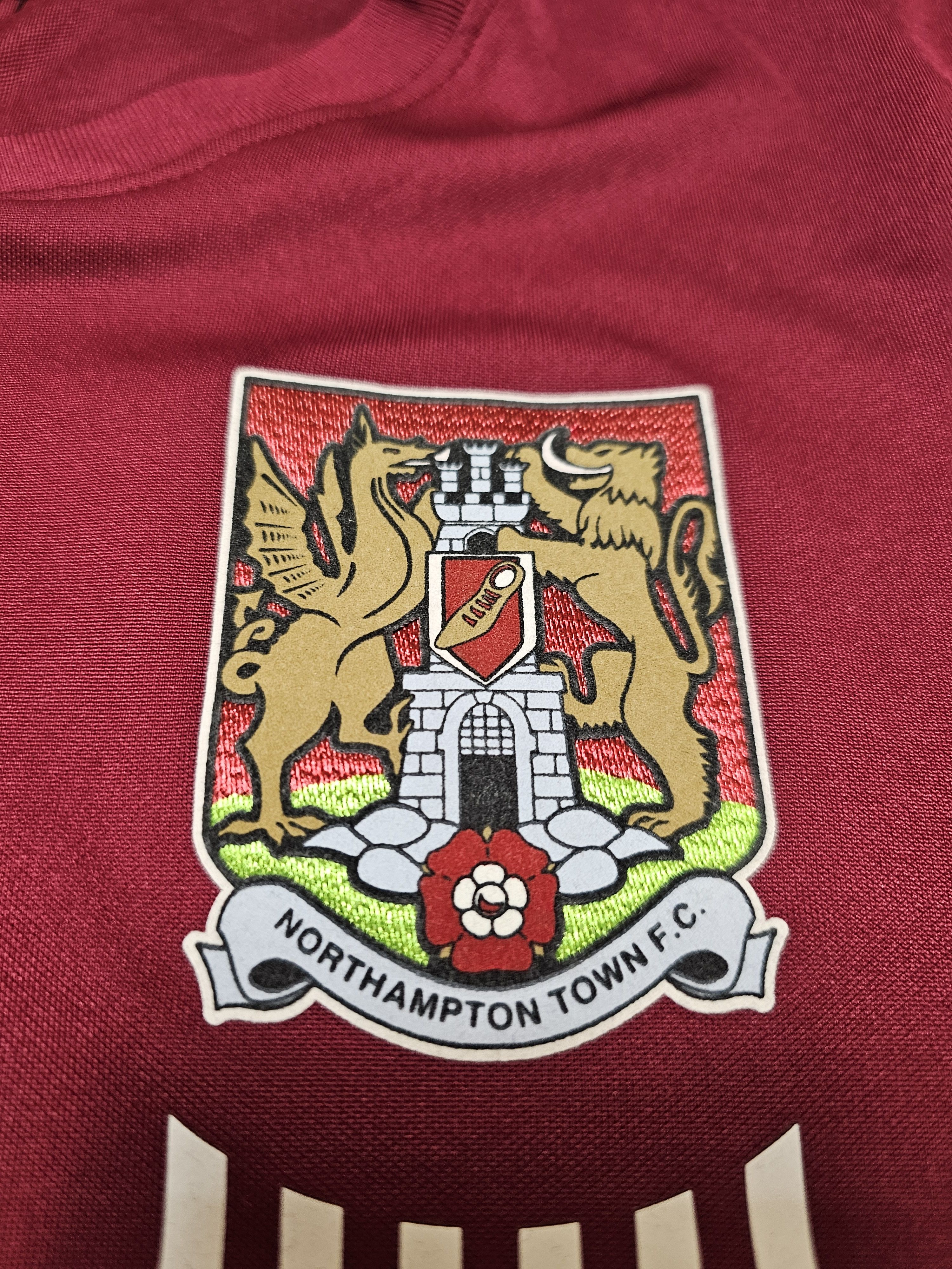 Nike NORTHAMPTON TOWN 2017 2018 HOME FOOTBALL SOCCER JERSEY Size US S / EU 44-46 / 1 - 4 Thumbnail