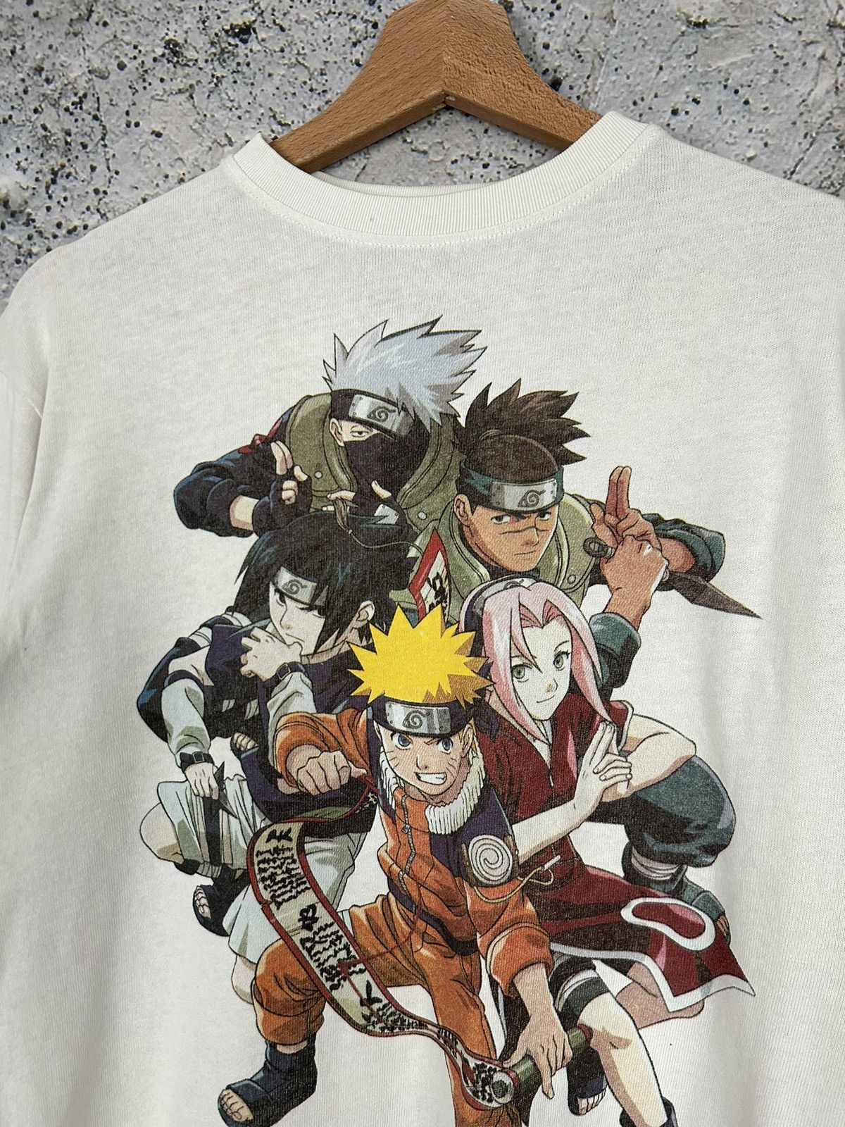 Anime Vintage Naruto Anime Graphic Tee Japanese 2002 Rare Size US XS / EU 42 / 0 - 3 Thumbnail