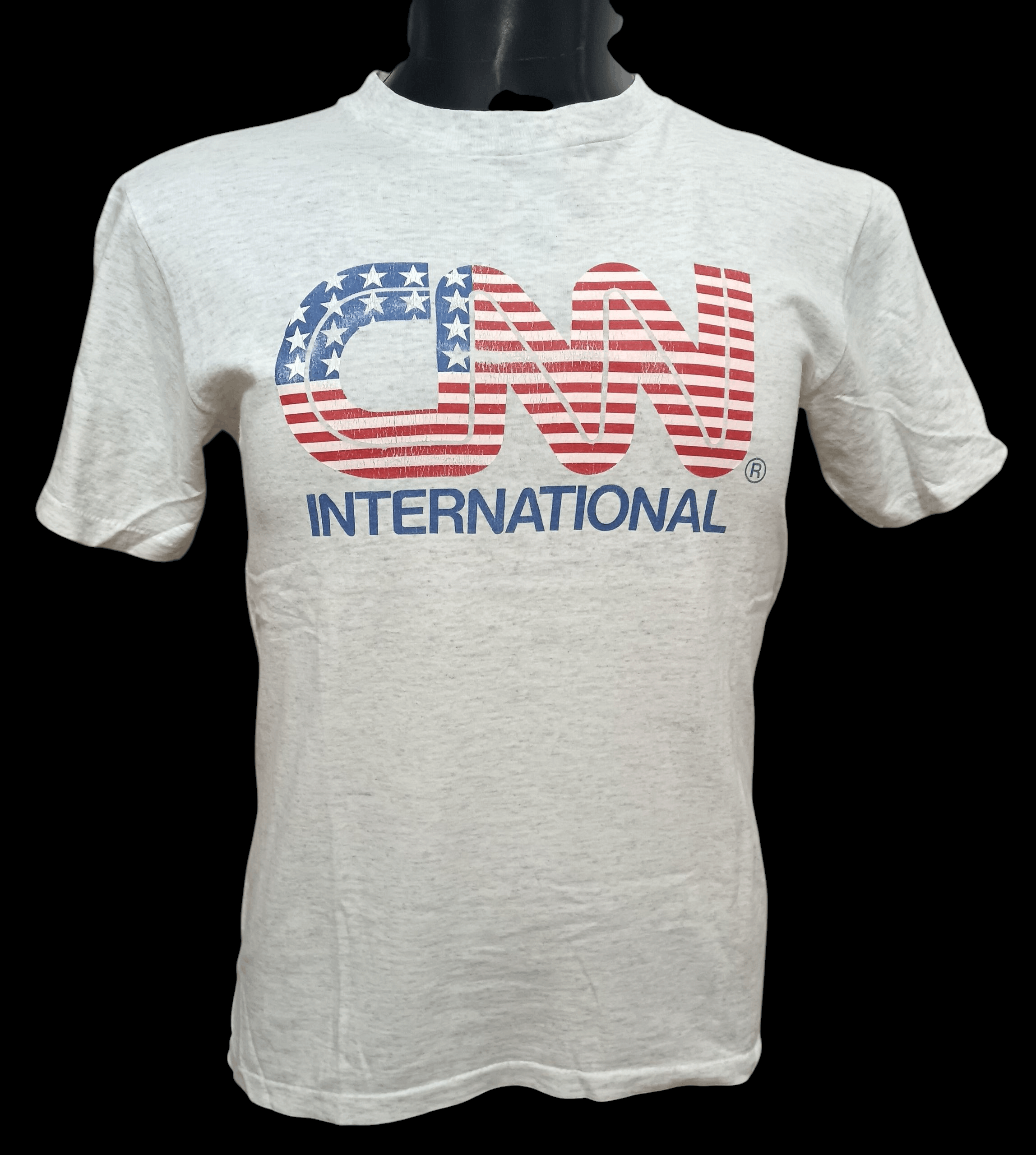 Vintage VINTAGE 80s CNN SHIRT Size US S / EU 44-46 / 1 - 1 Thumbnail