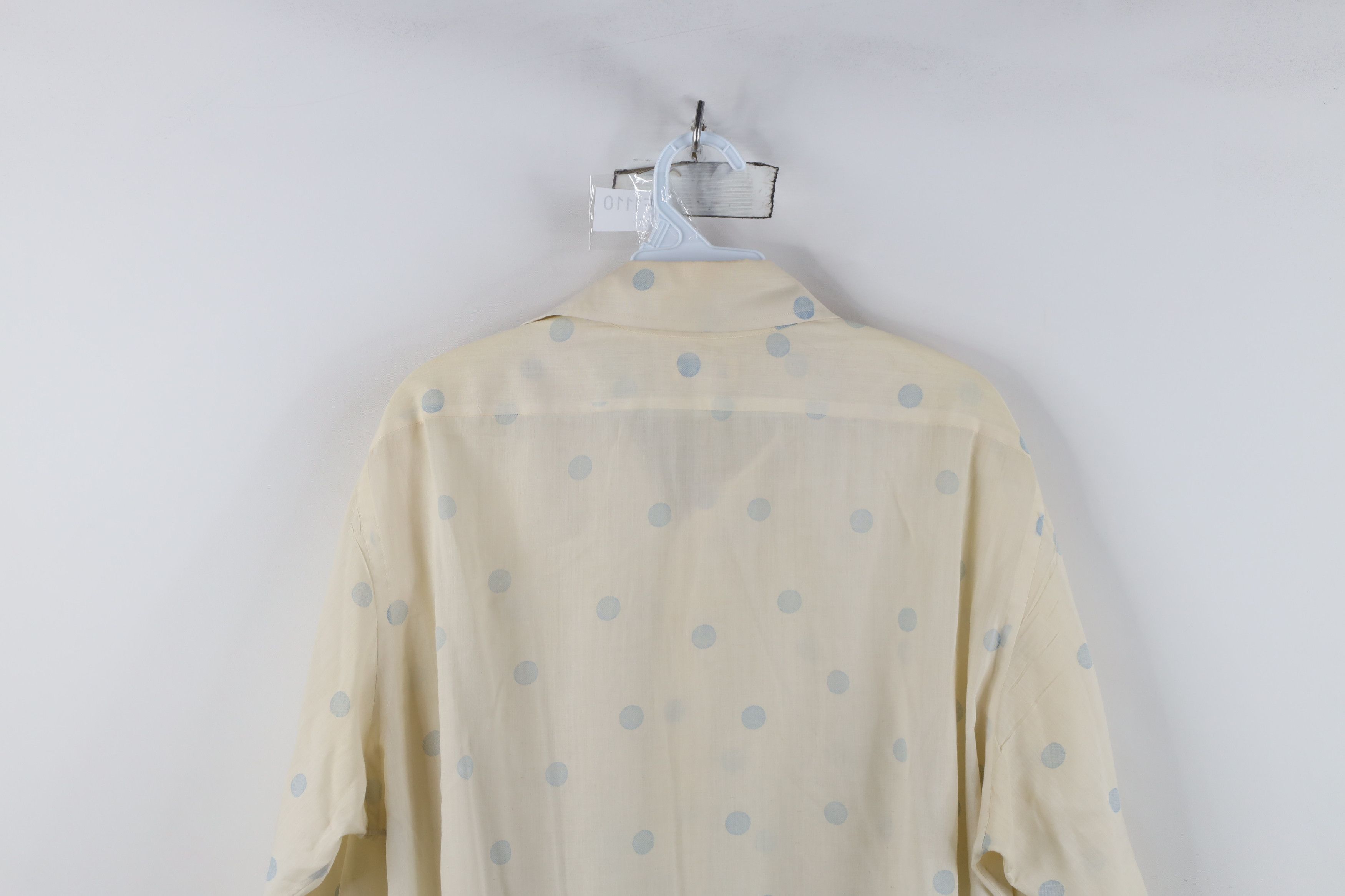 Vintage Vintage 60s Streetwear Polka Dot Collared Button Shirt USA Size US M / EU 48-50 / 2 - 11 Thumbnail