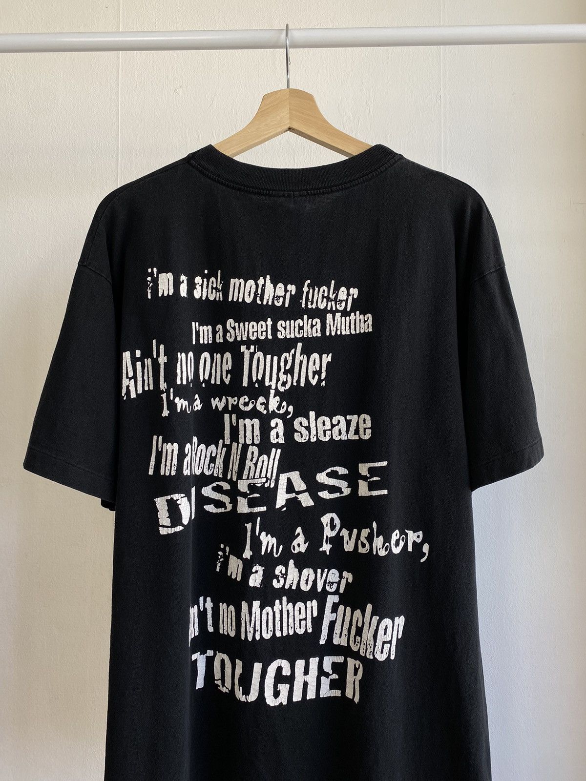 Band Tees × Vintage Vintage 90s Motley Crüe Find Myself band tee Size US XL / EU 56 / 4 - 4 Thumbnail
