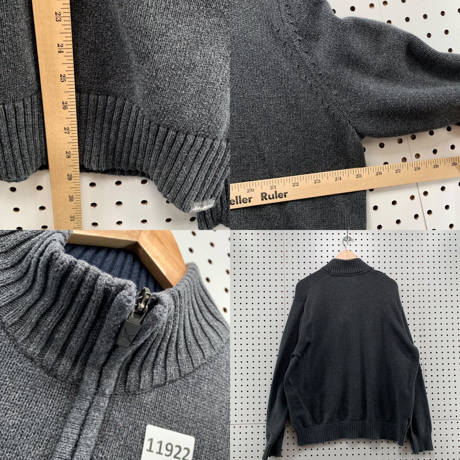Eddie Bauer Eddie Bauer Sweater XL Men Pullover Long Sleeve 1/4 Zip Gray XL Size US XL / EU 56 / 4 - 9 Thumbnail