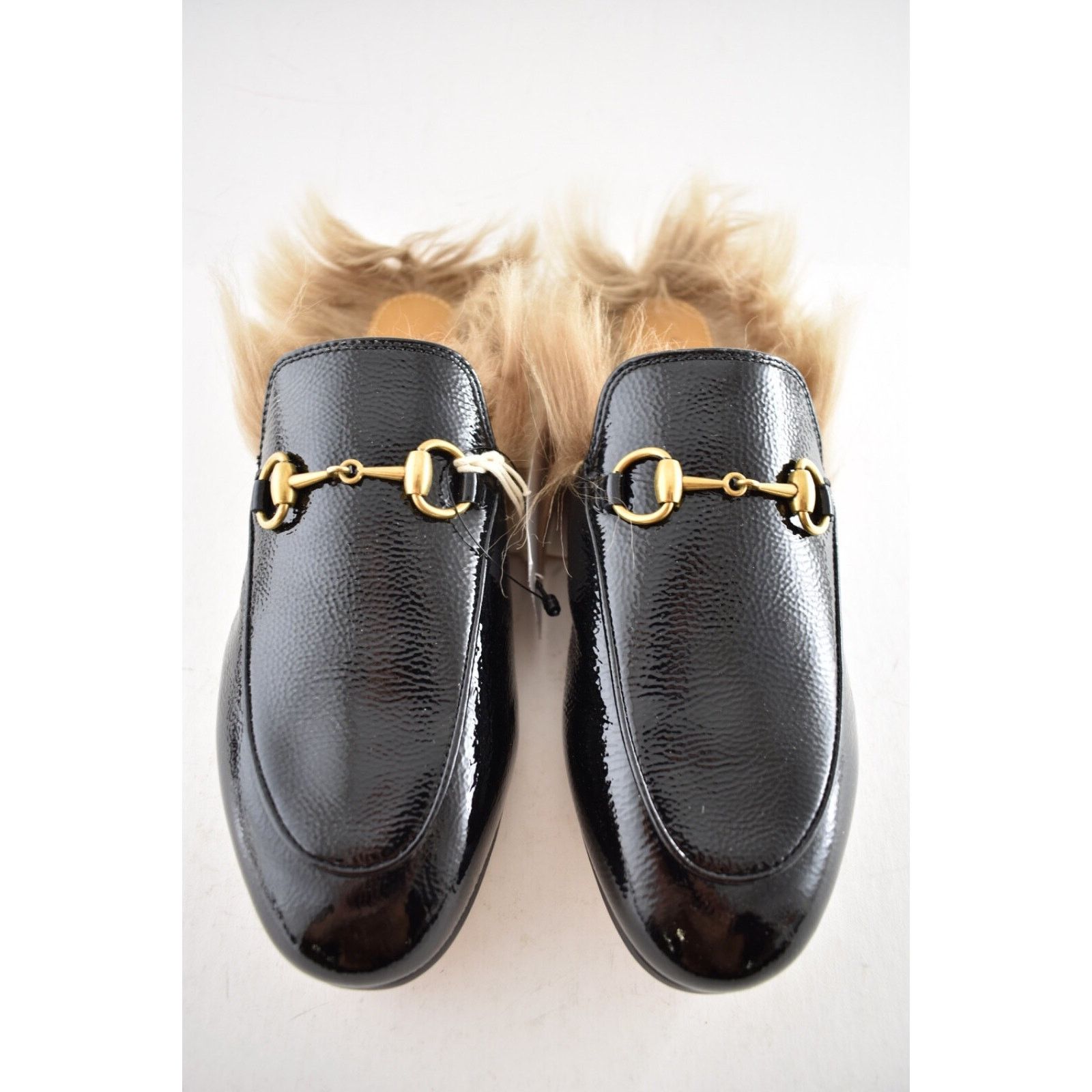 Gucci Princetown Leather Fur Loafer Slide Slip Mule Slipper 35 Size US 5 / IT 35 - 7 Thumbnail