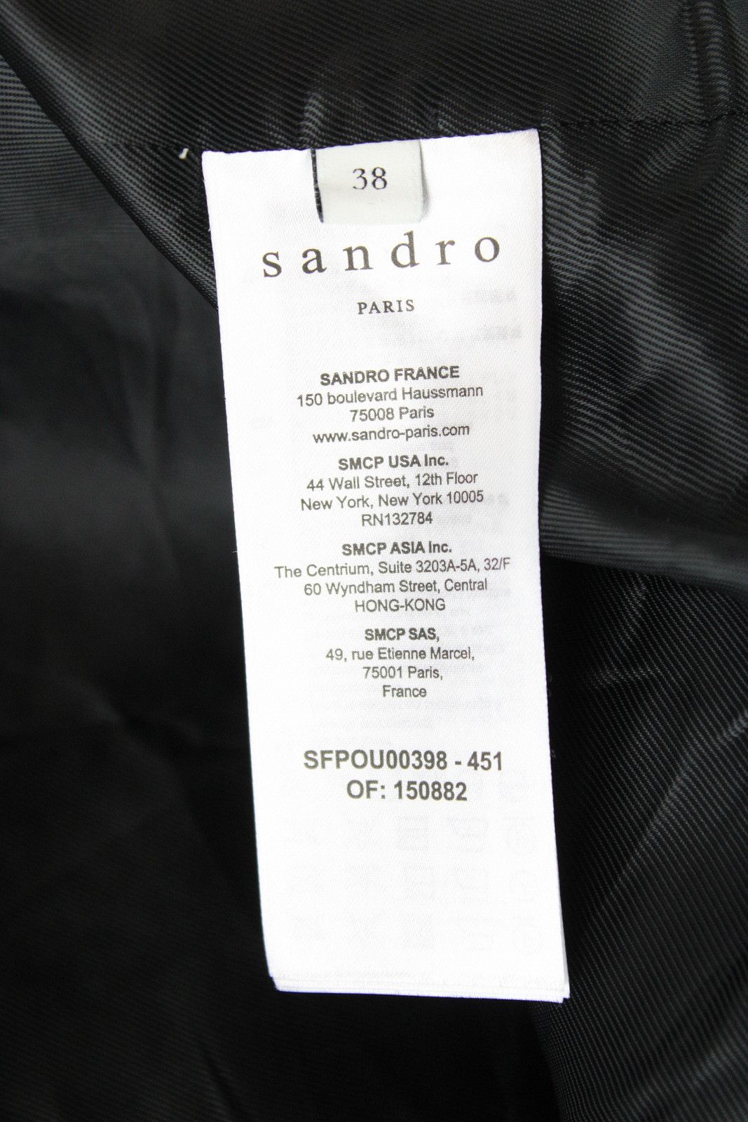 Sandro SANDRO Coat Womens EU 38 Wool Alpaca Blend Long Lined Size M / US 6-8 / IT 42-44 - 10 Thumbnail