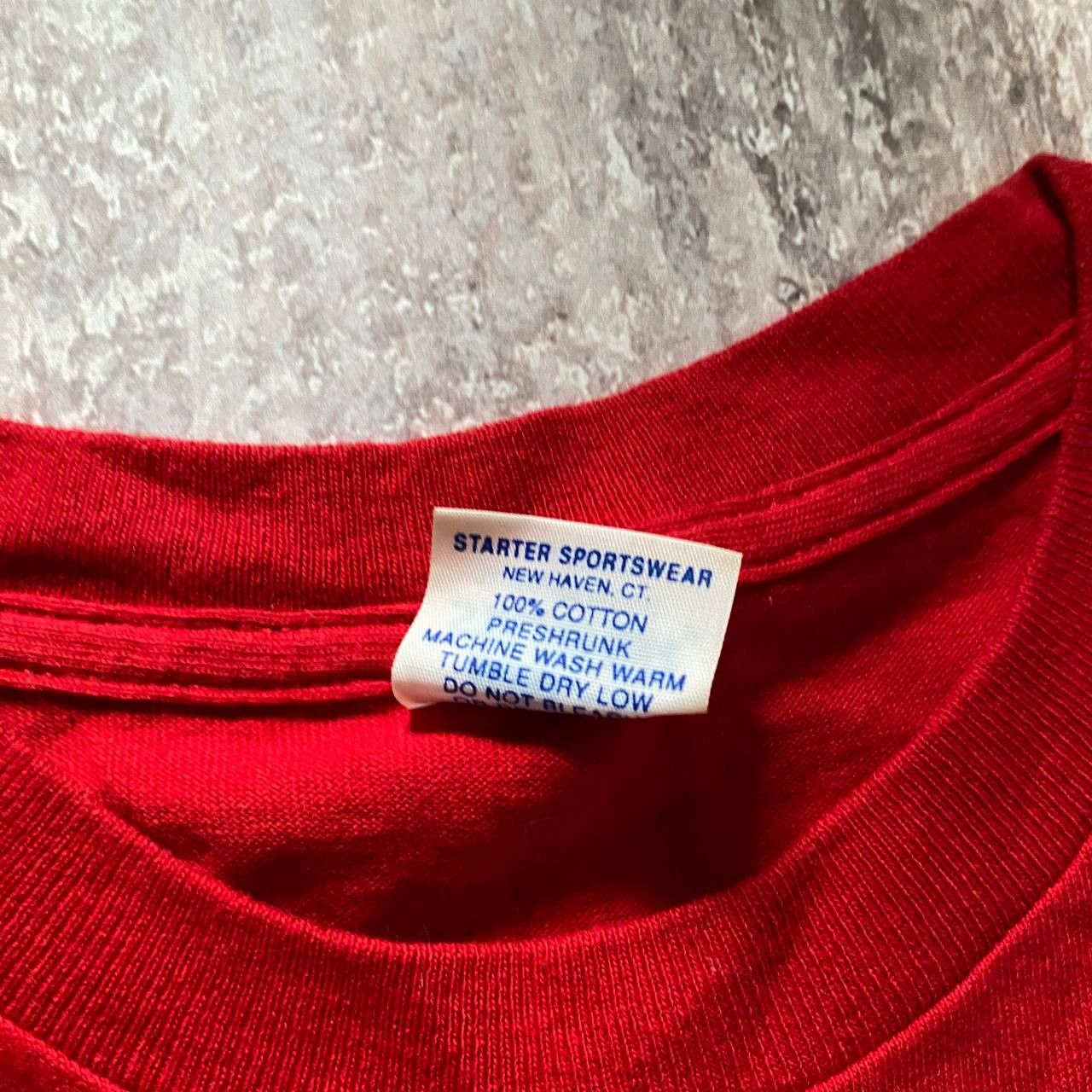 NBA × Vintage VINTAGE 90s RARE CHICAGO BULLS STARTER NBA T SHIRT 184 Size US L / EU 52-54 / 3 - 6 Thumbnail