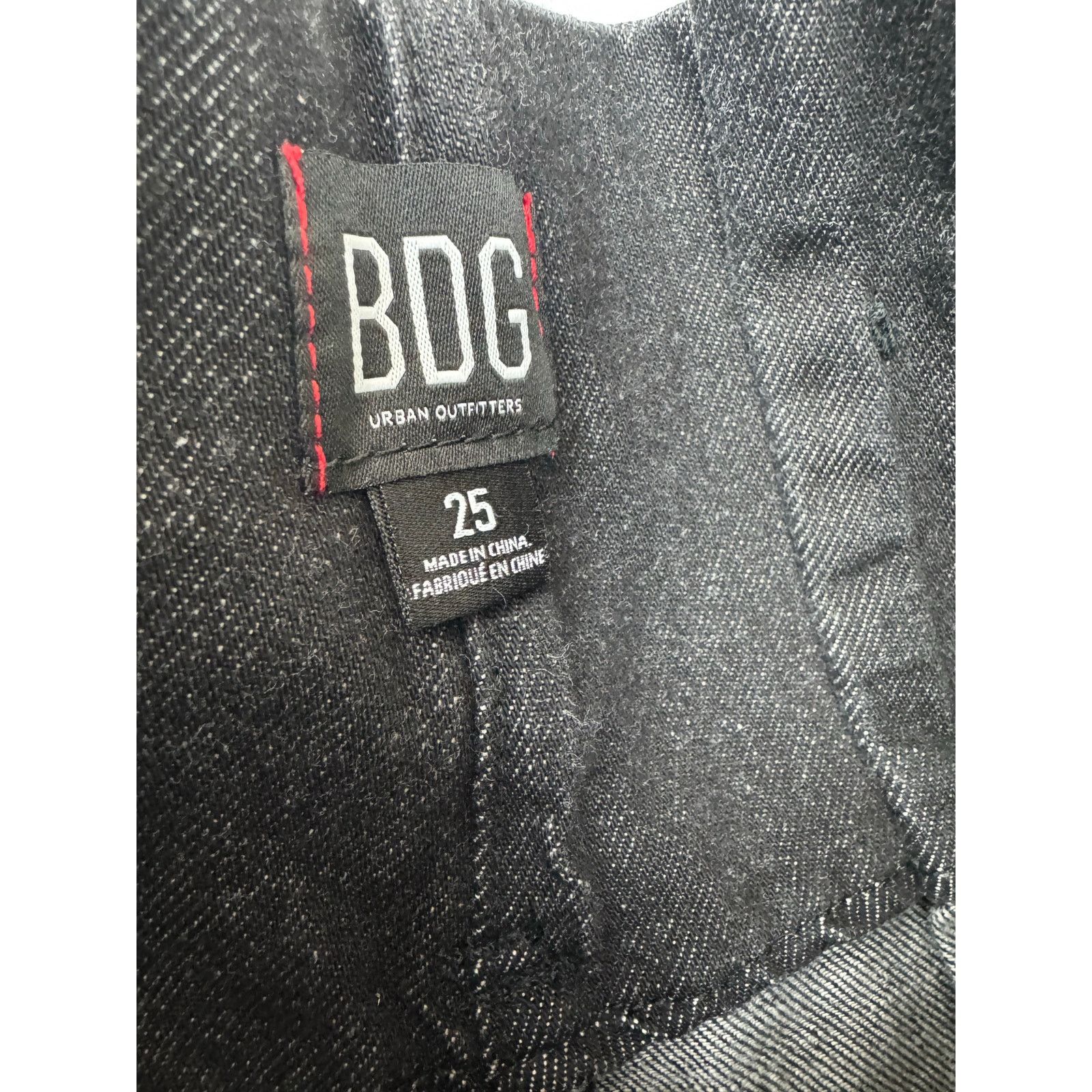 Bdg BDG Wide Leg Pleated Paper Bag Waist Jeans Black - 25 Size 25" / US 0 / IT 36 - 7 Thumbnail