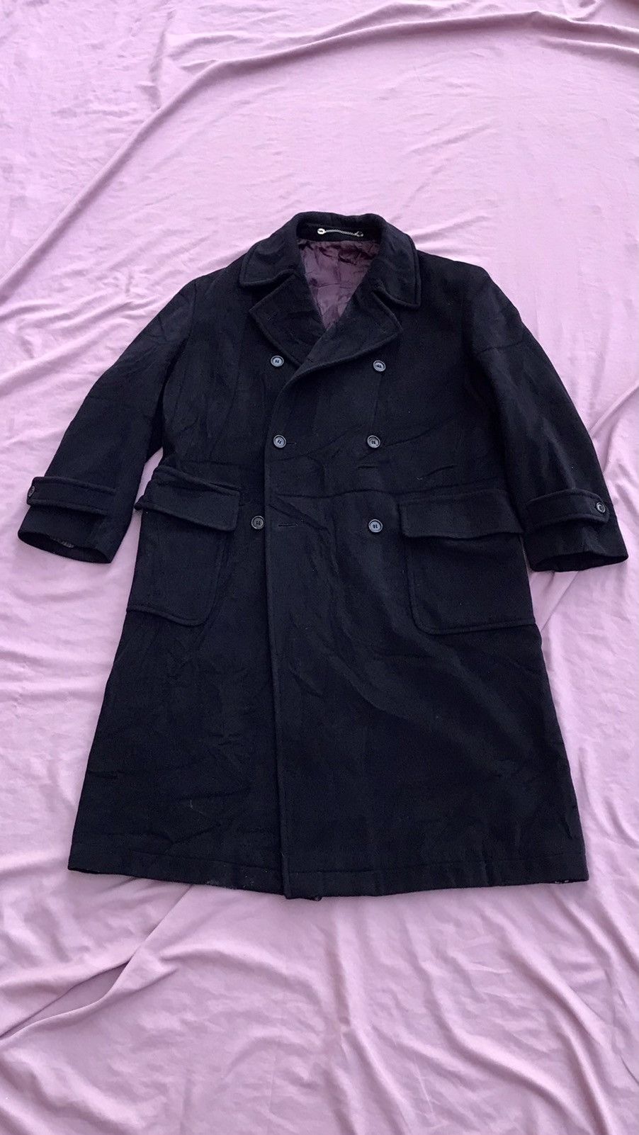 Valentino VALENTINO HEAVY ULSTER COAT, PURE soft WOOL made ITALY Size US L / EU 52-54 / 3 - 3 Thumbnail
