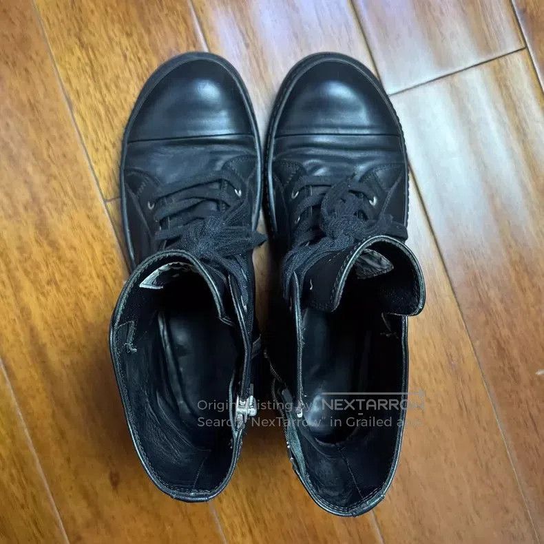 Rick Owens Rick Owens Black High Top Sneakers. Size US 10.5 / EU 43-44 - 3 Thumbnail
