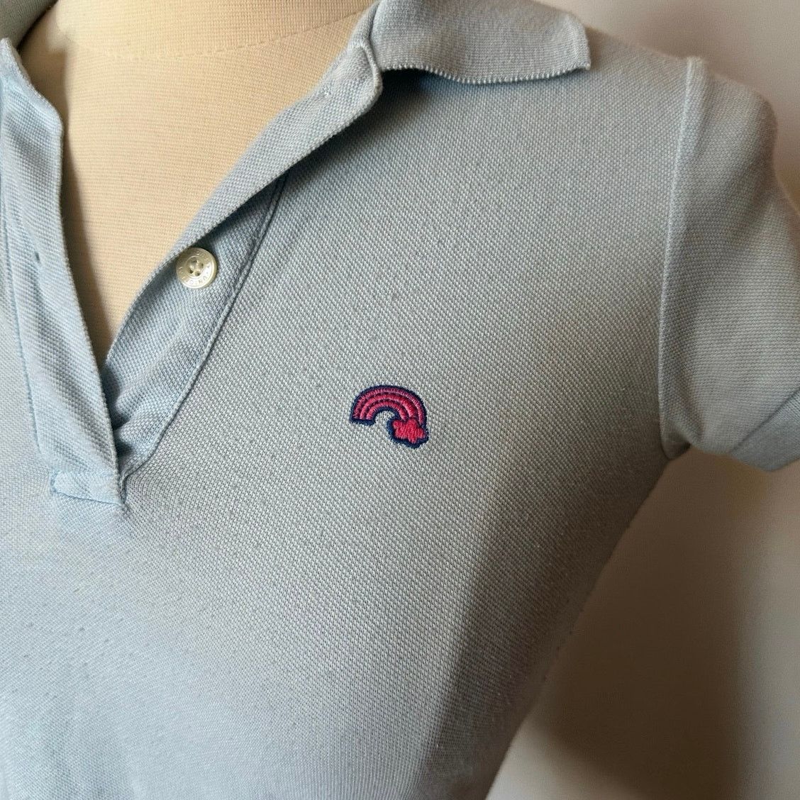 UNIONBAY unionbay light blue knit polo Size S / US 4 / IT 40 - 2 Thumbnail