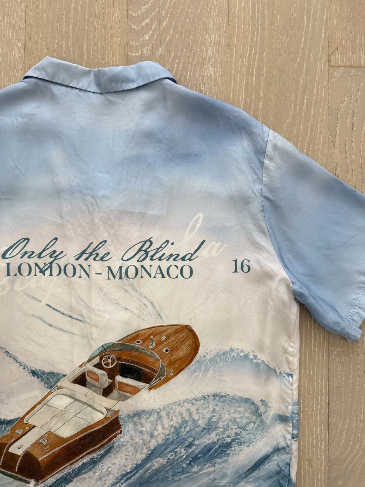Only The Blind Only the Blind Sea Wave Silk Shirt Size US M / EU 48-50 / 2 - 6 Thumbnail