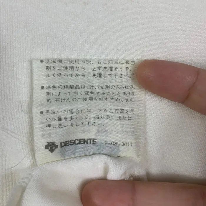 Vintage Vintage DESCENTE JAPAN 3 Quarter Sleeve Orange Tee Shirt Size XS / US 0-2 / IT 36-38 - 8 Thumbnail