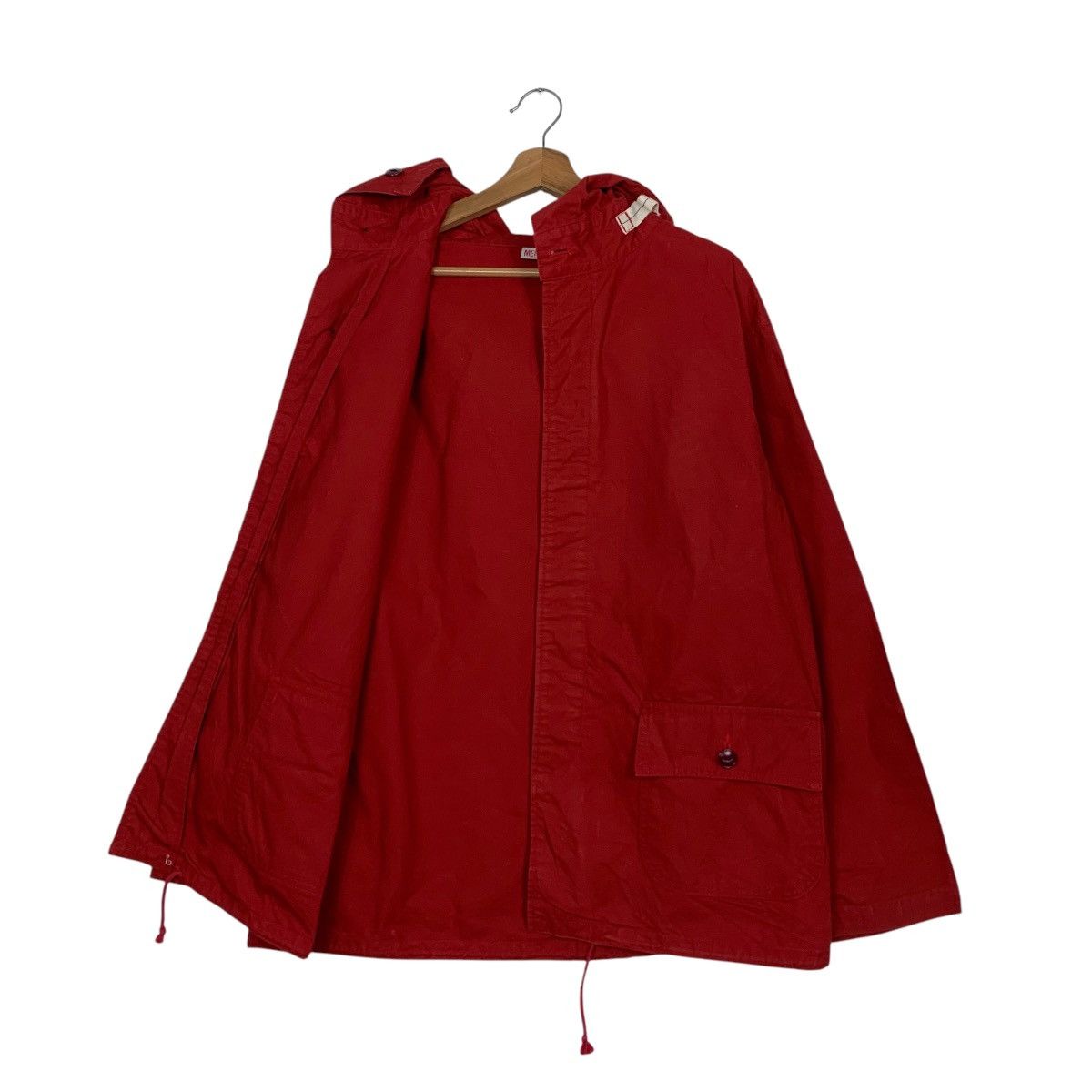 Vintage 90s Vintage HIGH QUALITY FABRIC Hooded Jacket #2680-C120 Size US M / EU 48-50 / 2 - 10 Thumbnail