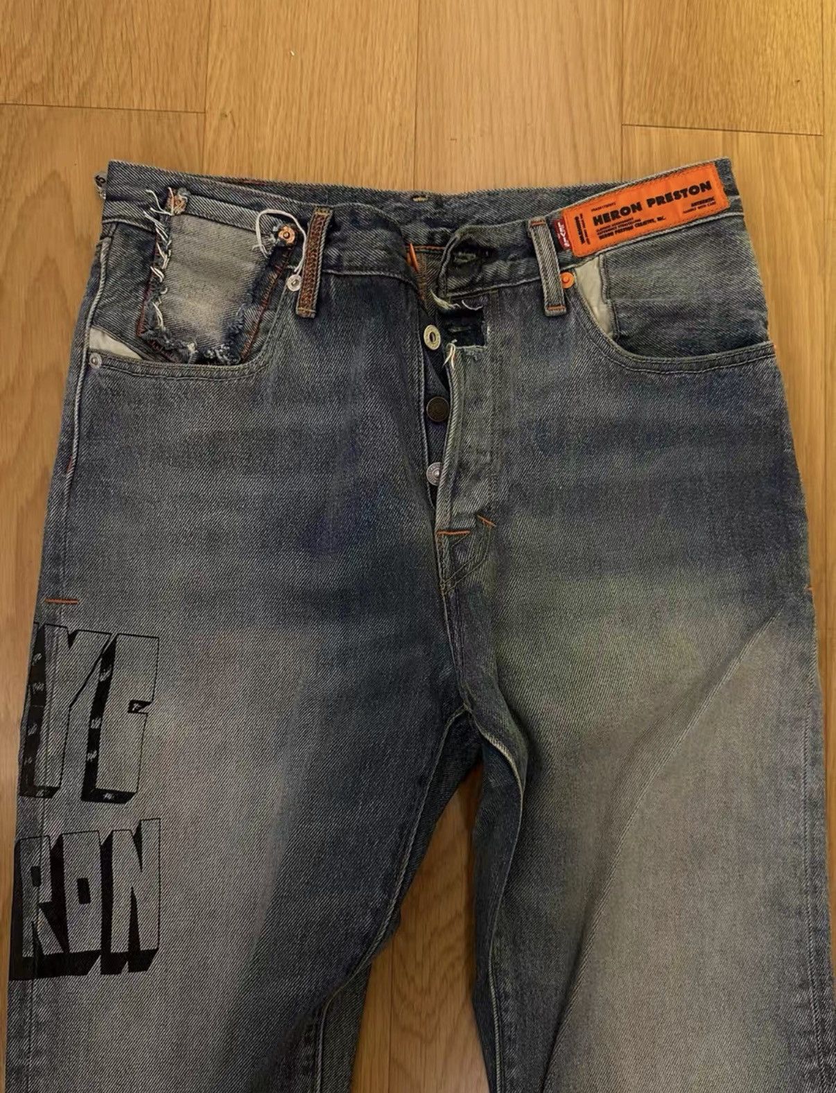 Heron Preston HERON PRESTON x LEVI'S collaboration Size US 30 / EU 46 - 2 Thumbnail