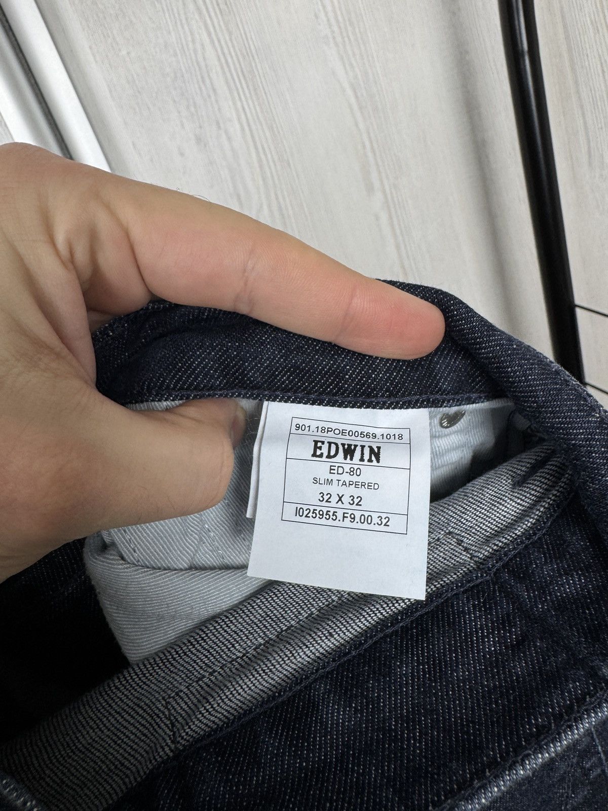 Edwin Edwin ED-80 Slim Tapered Navy blue selvedge denim jeans Size US 32 / EU 48 - 13 Thumbnail
