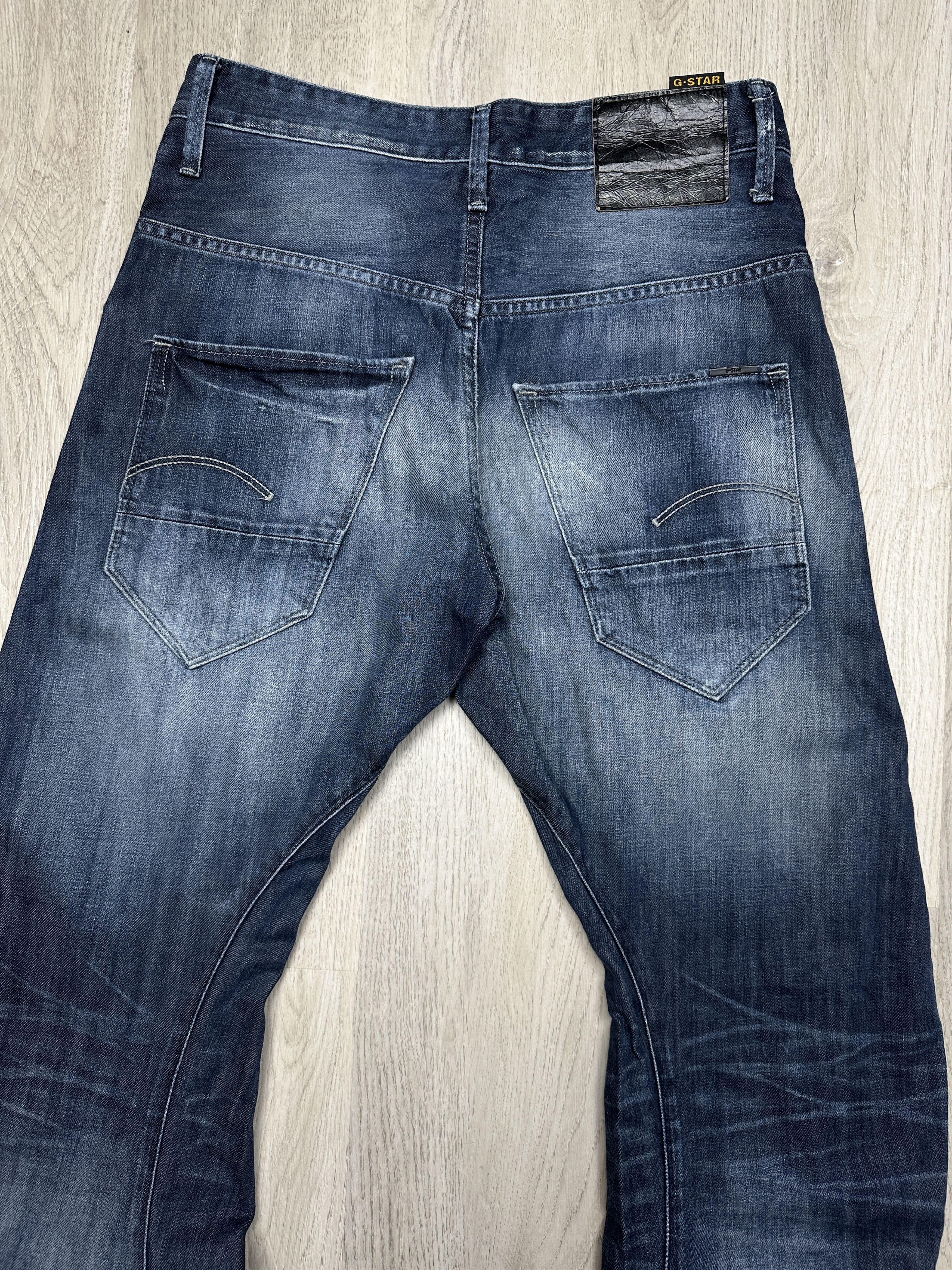 G-Star G Star Raw Mens Arc 3D Loose Tapered Denim Pants Jeans Size US 30 / EU 46 - 7 Thumbnail