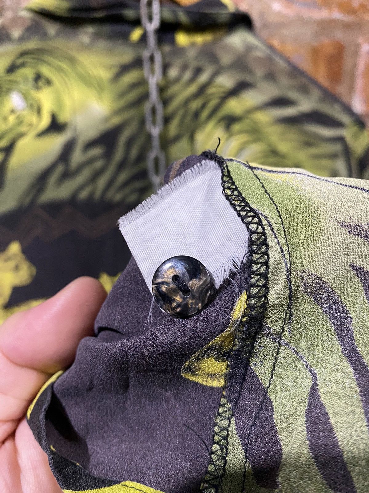 Japanese Brand × Toyo Enterprises × Vintage 1980’s ES Japan Silk tiger Animal print Size M / US 6-8 / IT 42-44 - 11 Thumbnail