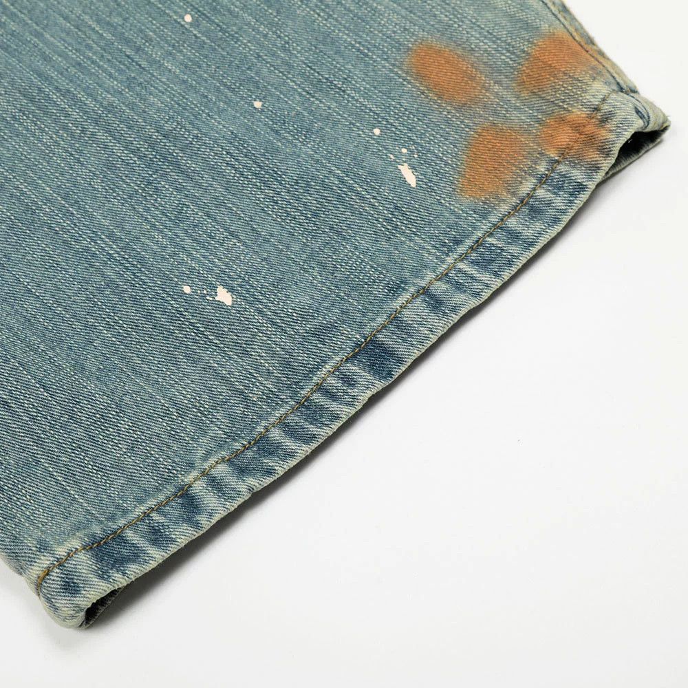 Jean Men's retro ink-splashed wide-leg scimitar jeans Size US 32 / EU 48 - 6 Thumbnail