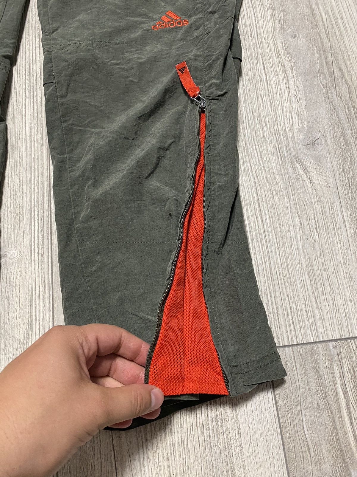 Adidas × Vintage Vintage Adidas Drill Pants Baggy Fit Wide Leg Cargo Y2K Size US 34 / EU 50 - 3 Thumbnail