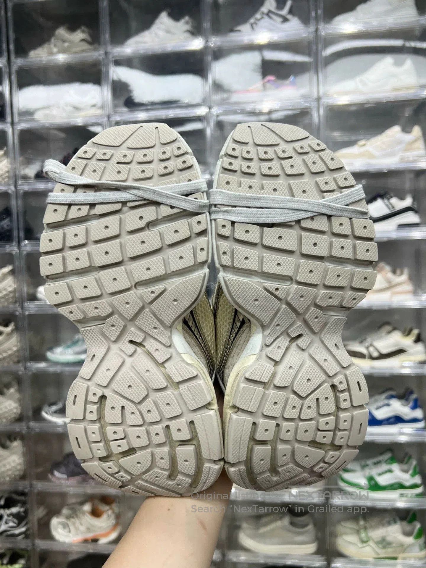 Balenciaga balenciaga 3xl half drag beige sneakers. Size US 5 / EU 37 - 8 Thumbnail