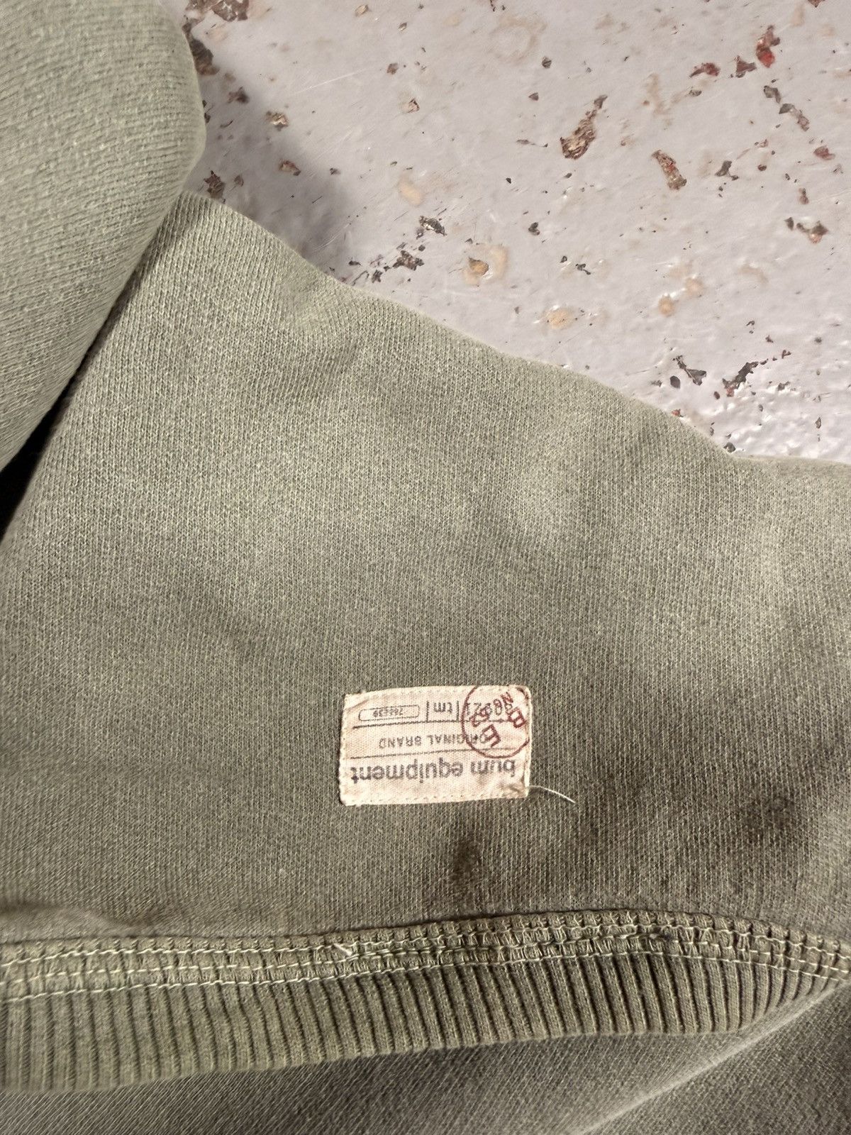 B.U.M Equipment Vintage B.U.M equipment Sea Foam Green Blank Crewneck Sweate Size US L / EU 52-54 / 3 - 6 Thumbnail