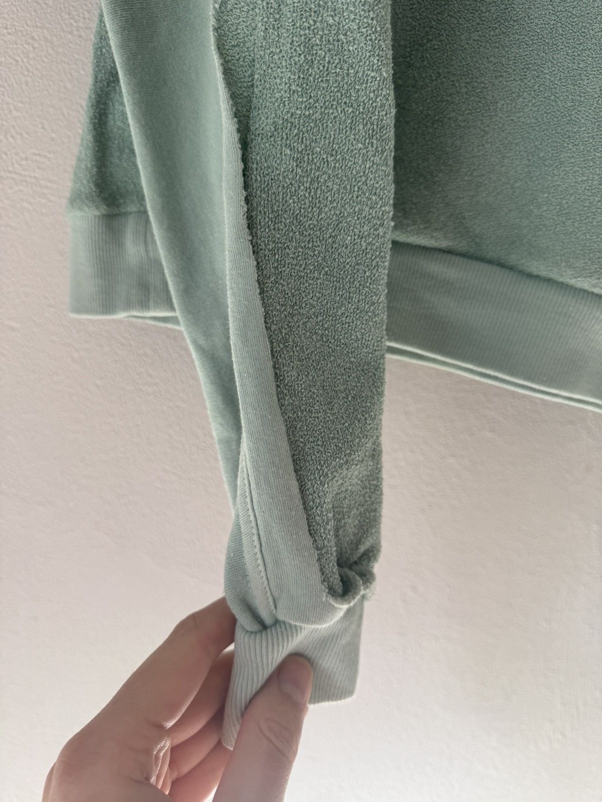 Maison Margiela Inside-Out Hooded Sweatshirt with Textured Panels Size US M / EU 48-50 / 2 - 6 Thumbnail