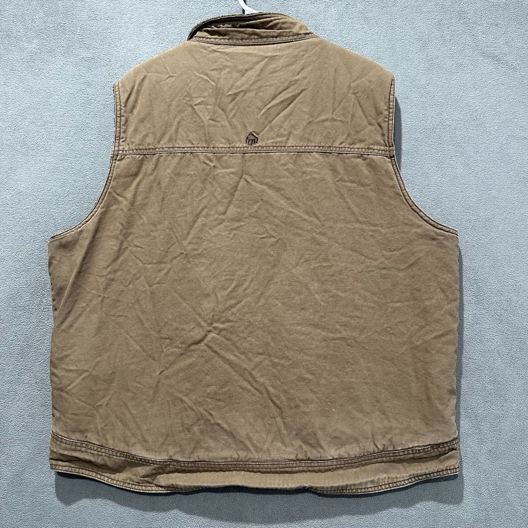 Vintage Wolverine Vest Mens XL Brown Sherpa Lined Full Zip Heavyweight Outdoor GUC Size US XL / EU 56 / 4 - 2 Thumbnail