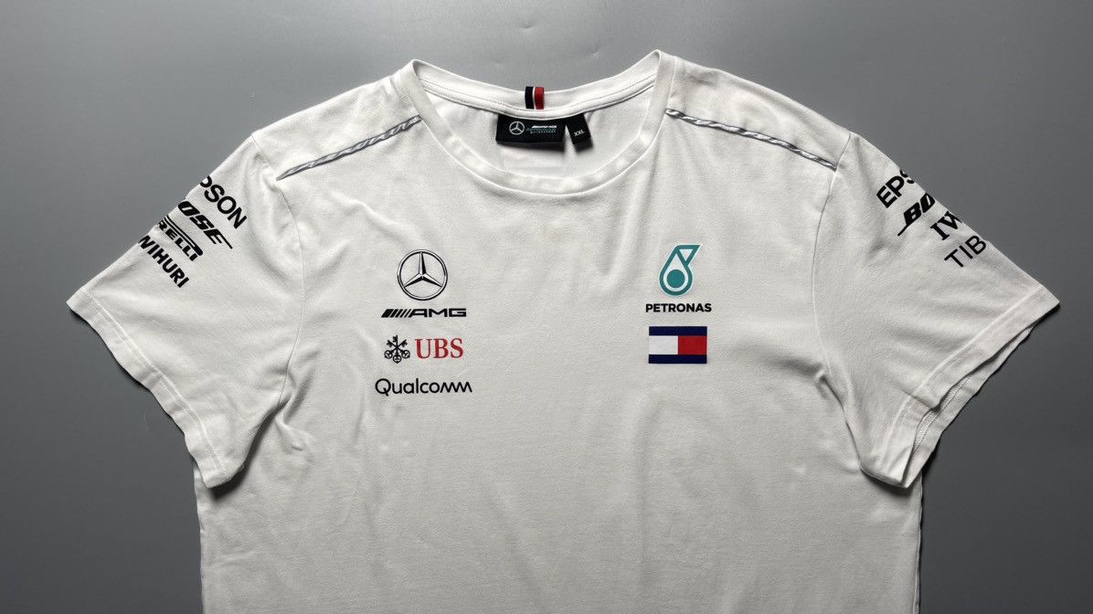 Formula 1 × Mercedes-Benz × Vintage MERCEDES BENZ AMG PETRONAS F1 2023 TEAM DRIVER T-SHIRT Size US XXL / EU 58 / 5 - 2 Thumbnail