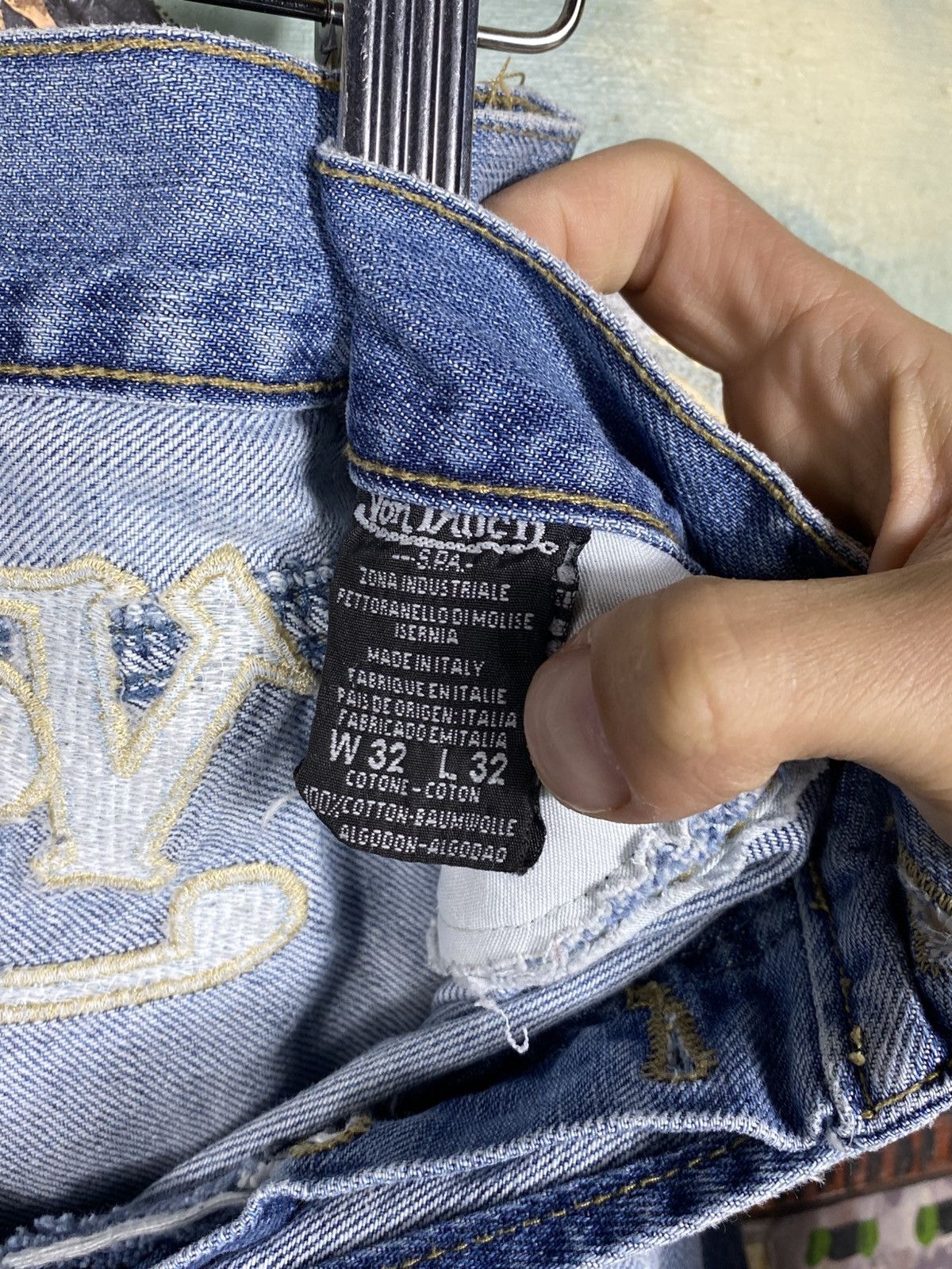 Vintage × Von Dutch Von Dutch Vintage Y2k Big Logo Denim Jeans Trousers Pants Size 32" / US 10 / IT 46 - 10 Thumbnail