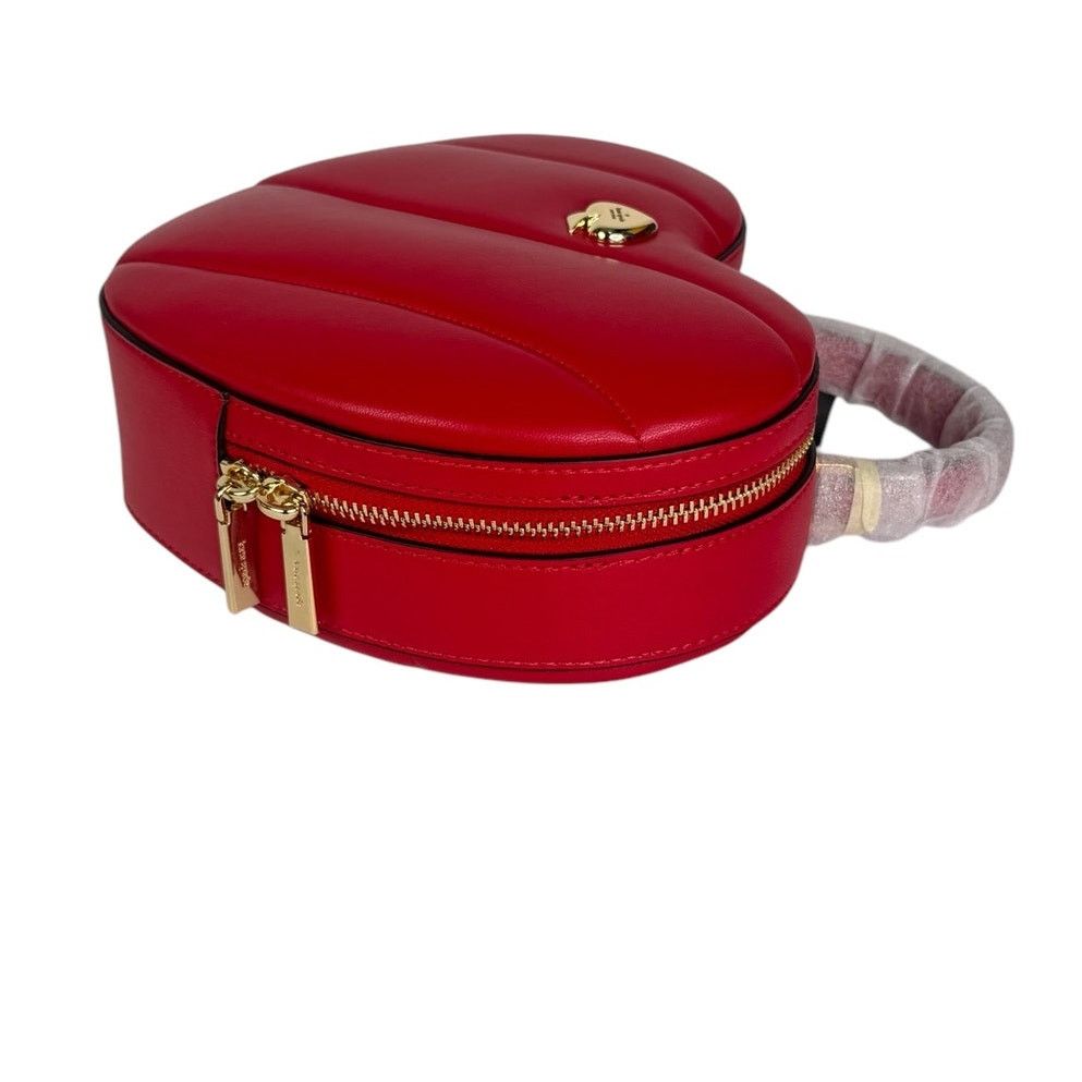 Kate Spade Kate Spade Love Shack Quilted 3D Heart Crossbody Bag in Ruby Size ONE SIZE - 11 Thumbnail