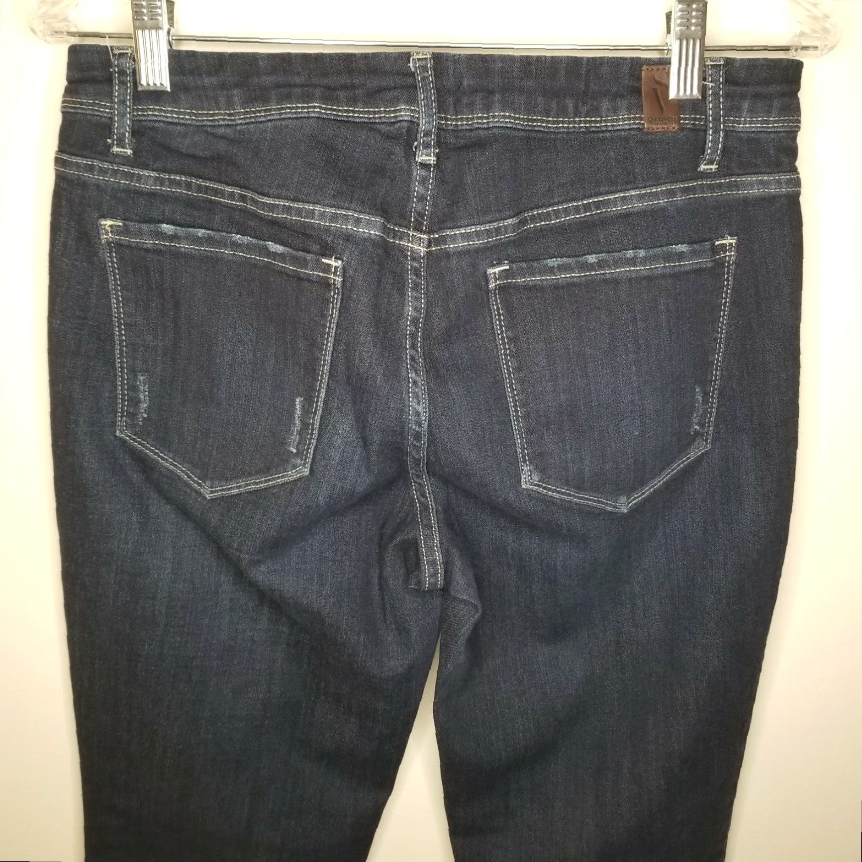 Vintage VINTAGE? Wait: Simply Vera Denim Women's Jeans Skinny Mid Rise Dark Blue Size 8 Women’s Jeans, Denim, Skinny, Mid Rise, Size 8 Size 30" / US 8 / IT 44 - 5 Thumbnail