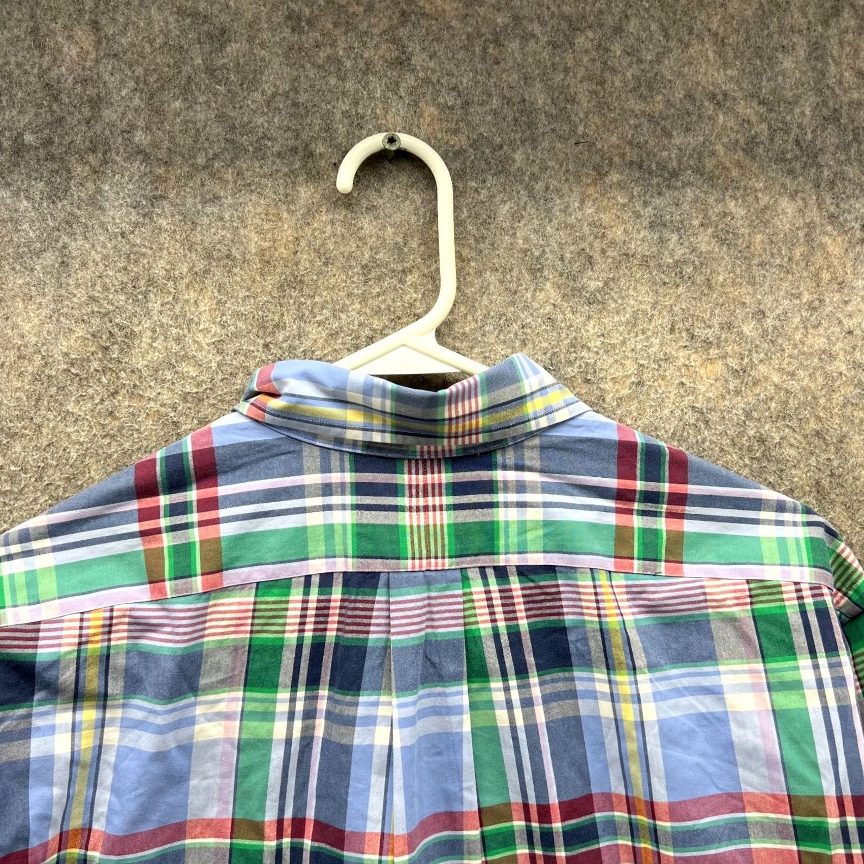 Polo Ralph Lauren Ralph Lauren Shirt Men Large Blue Plaid Button-Up Vintage Size US L / EU 52-54 / 3 - 7 Thumbnail