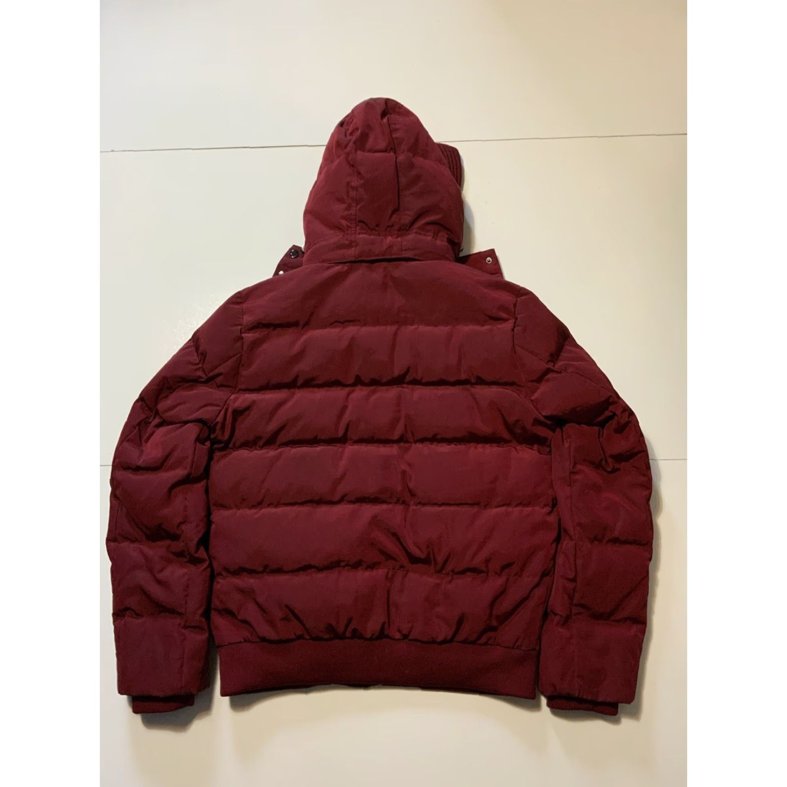 Tommy Hilfiger Tommy Hilfiger Puffer Jacket Quilted Down Faux Fur Full Zip Red Sz. L Mens Size US L / EU 52-54 / 3 - 2 Thumbnail